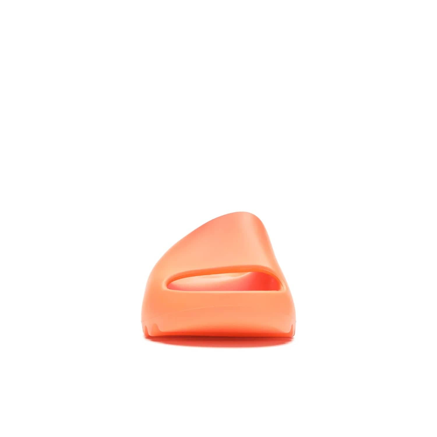 adidas Yeezy Slide Enflame Orange - Image 10 - Only at www.BallersClubKickz.com - Limited edition adidas Yeezy Slide featuring a bold Enflame Orange upper and EVA foam construction. Grooved outsole for traction and support. Released June 2021. Perfect for summer.