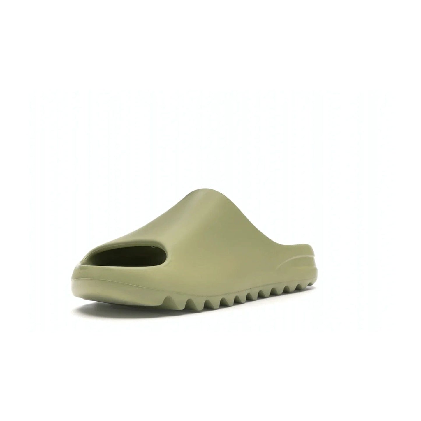 adidas Yeezy Slide Resin (2019/2021) - Image 14 - Only at www.BallersClubKickz.com - Step into fashion and function with the adidas Yeezy Slide Resin. Featuring a lightweight Resin EVA foam construction and an outsole with accentuated grooves for traction and support. The latest release is available in a Resin/Resin/Resin colorway, combining modern aesthetics and classic style. Step into style with the adidas Yeezy Slide Resin and be the trend-setter this season.