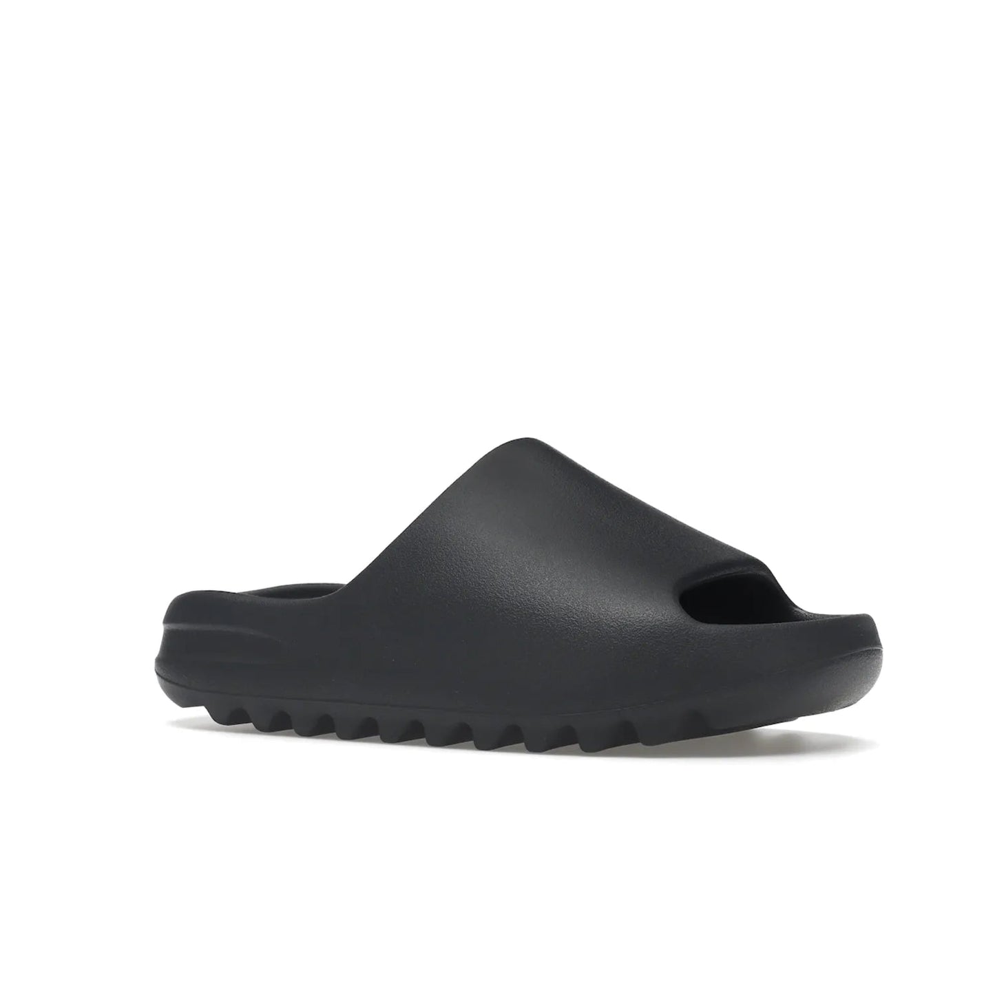 adidas Yeezy Slide Slate Grey - Image 4 - Only at www.BallersClubKickz.com - Stylish & comfortable adidas Yeezy Slide Slate Grey features an EVA foam upper, strategic cutouts, textured outsole pattern, & easy slip-on design for modern comfort & classic style.