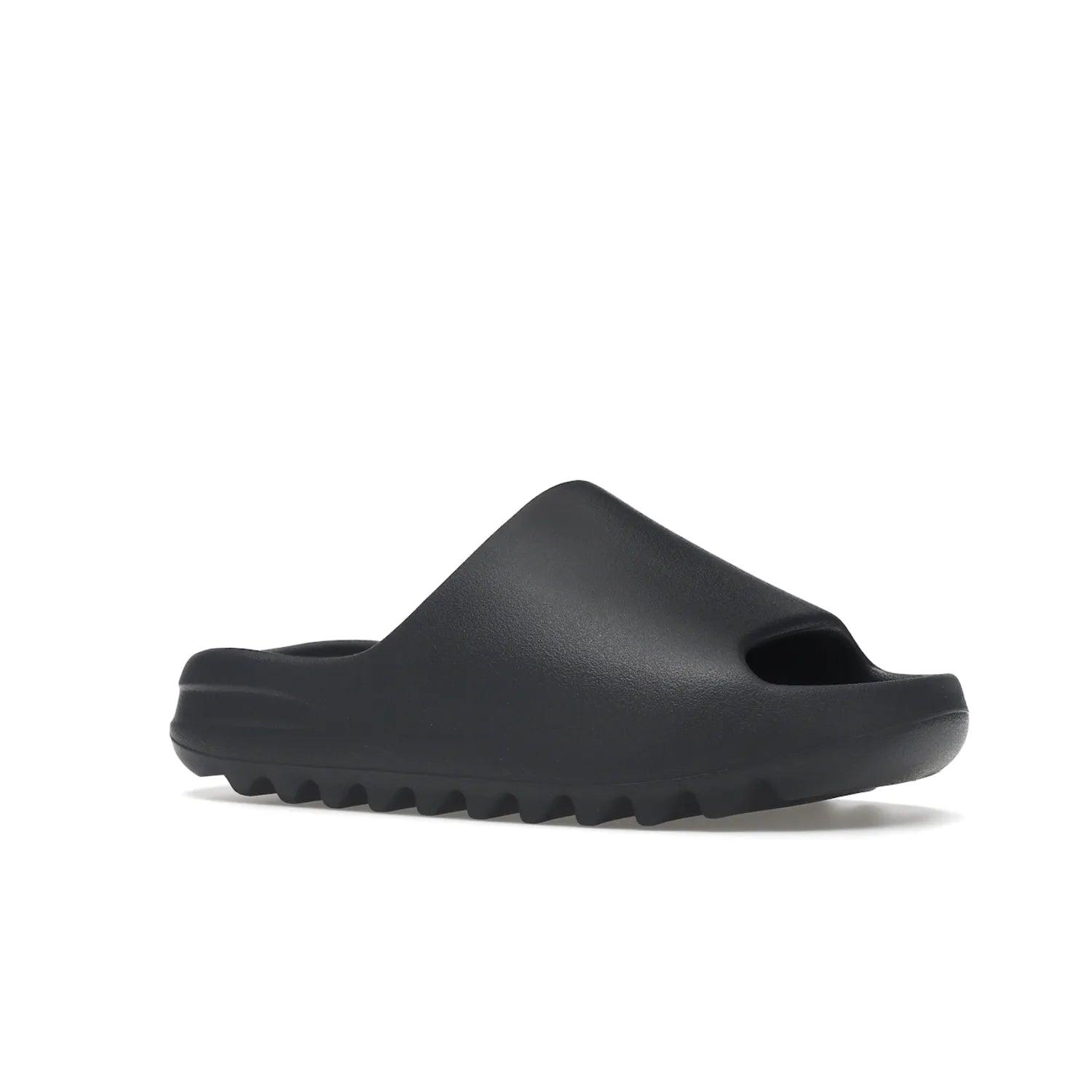 adidas Yeezy Slide Slate Grey - Image 4 - Only at www.BallersClubKickz.com - Stylish & comfortable adidas Yeezy Slide Slate Grey features an EVA foam upper, strategic cutouts, textured outsole pattern, & easy slip-on design for modern comfort & classic style.