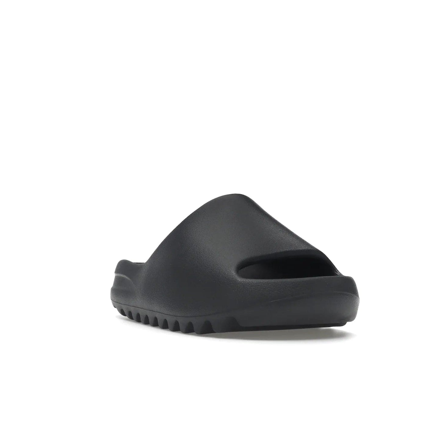 adidas Yeezy Slide Slate Grey - Image 7 - Only at www.BallersClubKickz.com - Stylish & comfortable adidas Yeezy Slide Slate Grey features an EVA foam upper, strategic cutouts, textured outsole pattern, & easy slip-on design for modern comfort & classic style.