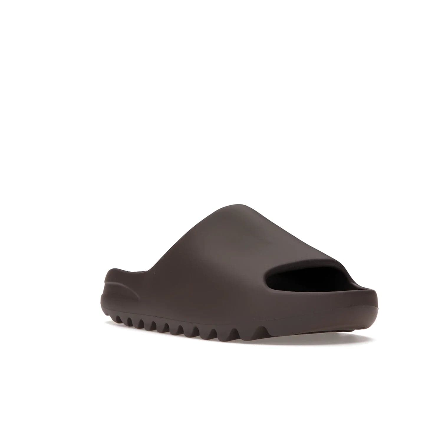 adidas Yeezy Slide Soot - Image 6 - Only at www.BallersClubKickz.com - Shop the Yeezy Slide Soot sneaker by Adidas, a sleek blend of form and function. Monochrome silhouette in Soot/Soot/Soot. Lightweight EVA foam offers comfort and durability. Get the must-have style today.