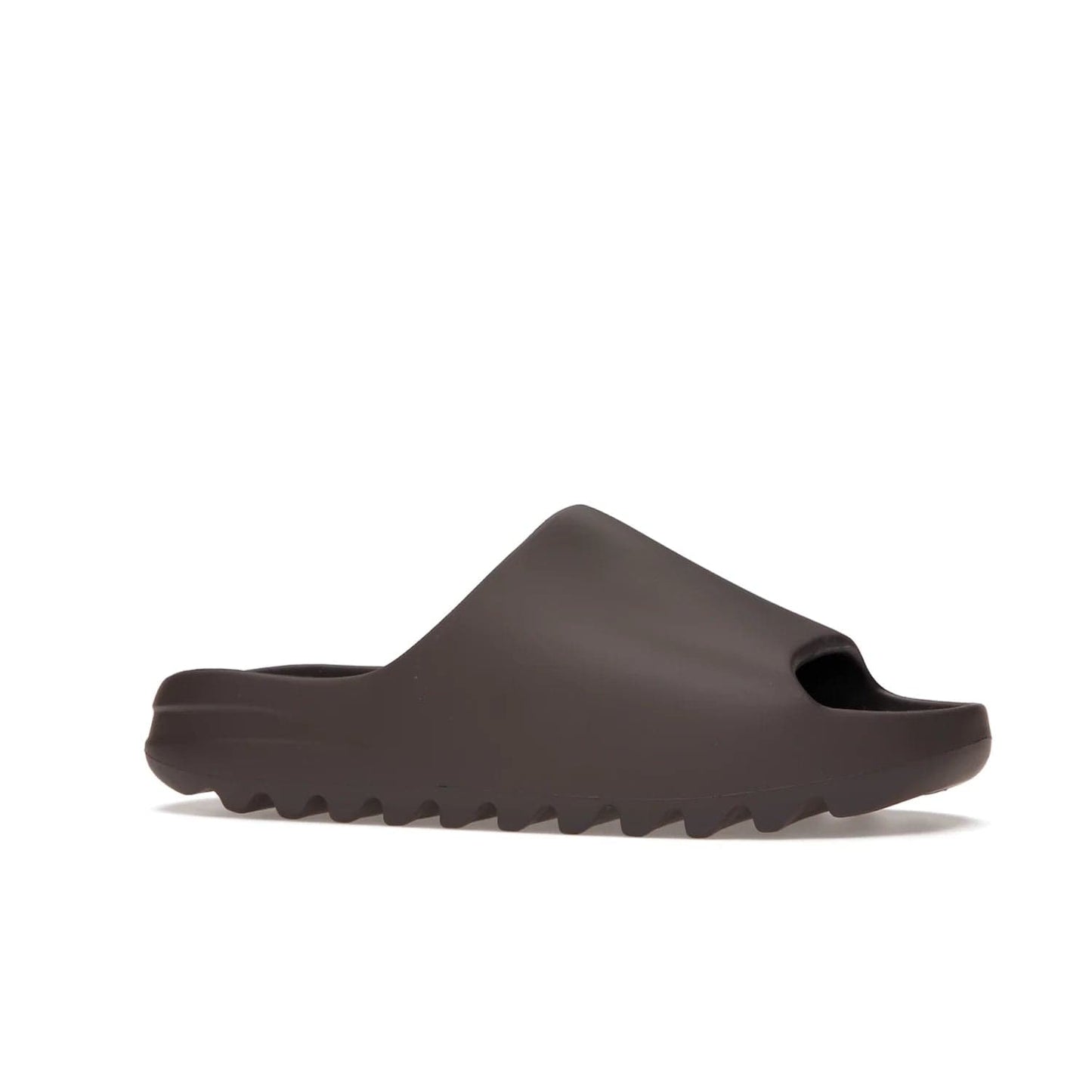 adidas Yeezy Slide Soot - Image 3 - Only at www.BallersClubKickz.com - Shop the Yeezy Slide Soot sneaker by Adidas, a sleek blend of form and function. Monochrome silhouette in Soot/Soot/Soot. Lightweight EVA foam offers comfort and durability. Get the must-have style today.