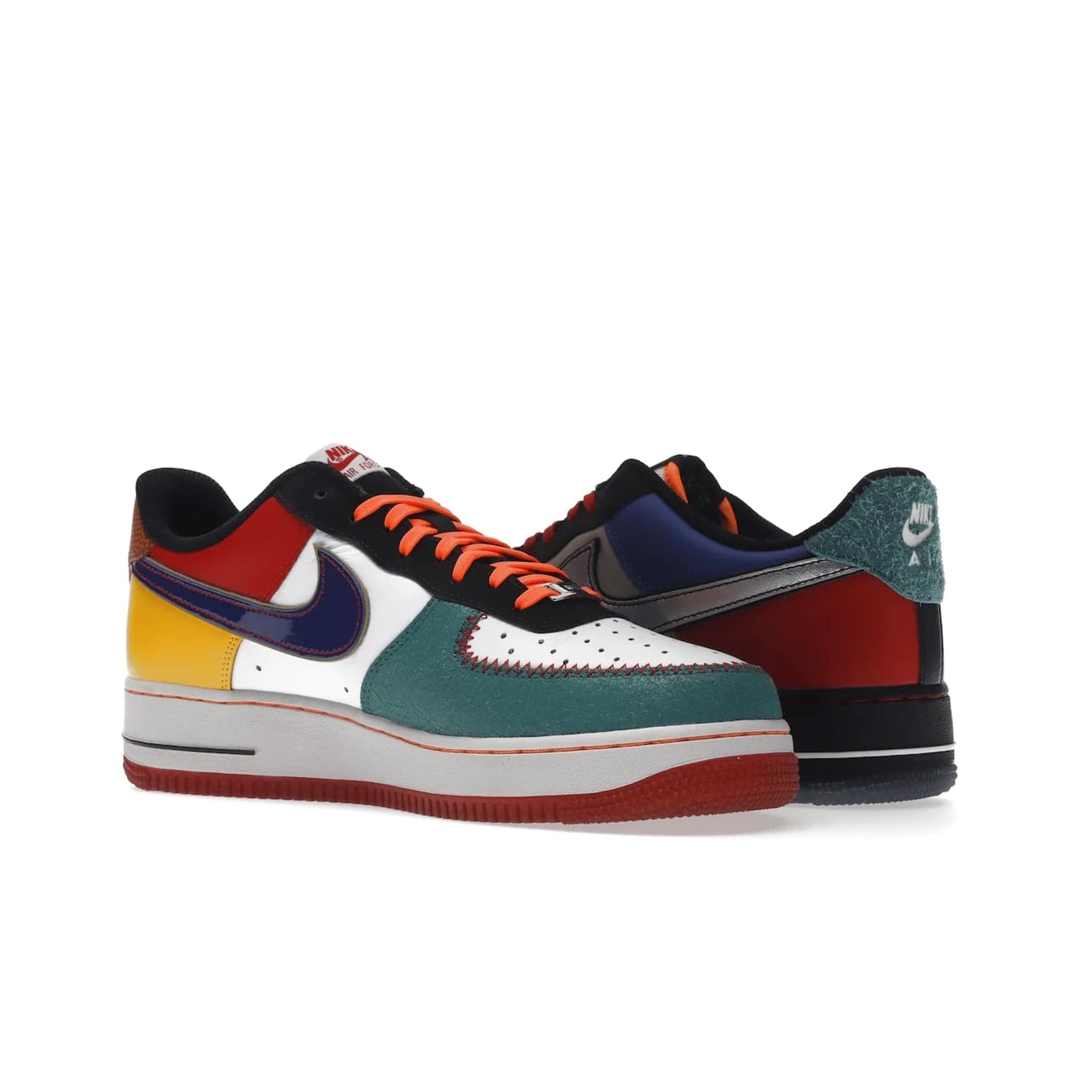 Nike Air Force 1 Low NYC City of Athletes - Image 23 - Only at www.BallersClubKickz.com - Grab the limited edition Nike Air Force 1 Low NYC City of Athletes. This unique design features a combination of leather, suede, denim and basketball synthetic rubber, plus the iconic white & black midsole with semi-translucent outsoles. Released in Oct 2019 - these eye-catching sneakers complete any look.