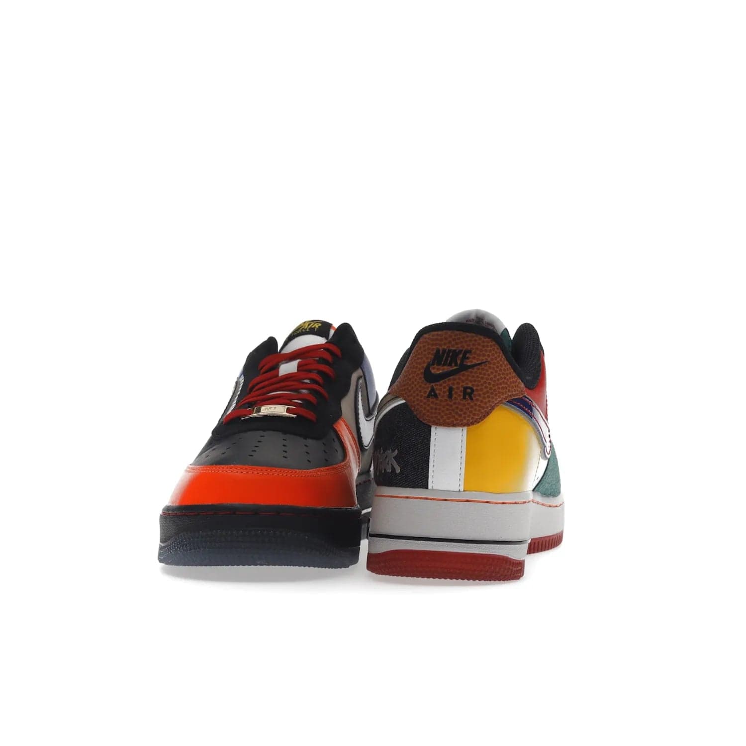 Nike Air Force 1 Low NYC City of Athletes - Image 11 - Only at www.BallersClubKickz.com - Grab the limited edition Nike Air Force 1 Low NYC City of Athletes. This unique design features a combination of leather, suede, denim and basketball synthetic rubber, plus the iconic white & black midsole with semi-translucent outsoles. Released in Oct 2019 - these eye-catching sneakers complete any look.