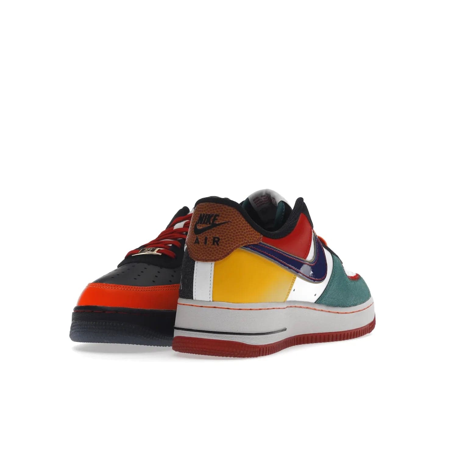 Nike Air Force 1 Low NYC City of Athletes - Image 13 - Only at www.BallersClubKickz.com - Grab the limited edition Nike Air Force 1 Low NYC City of Athletes. This unique design features a combination of leather, suede, denim and basketball synthetic rubber, plus the iconic white & black midsole with semi-translucent outsoles. Released in Oct 2019 - these eye-catching sneakers complete any look.