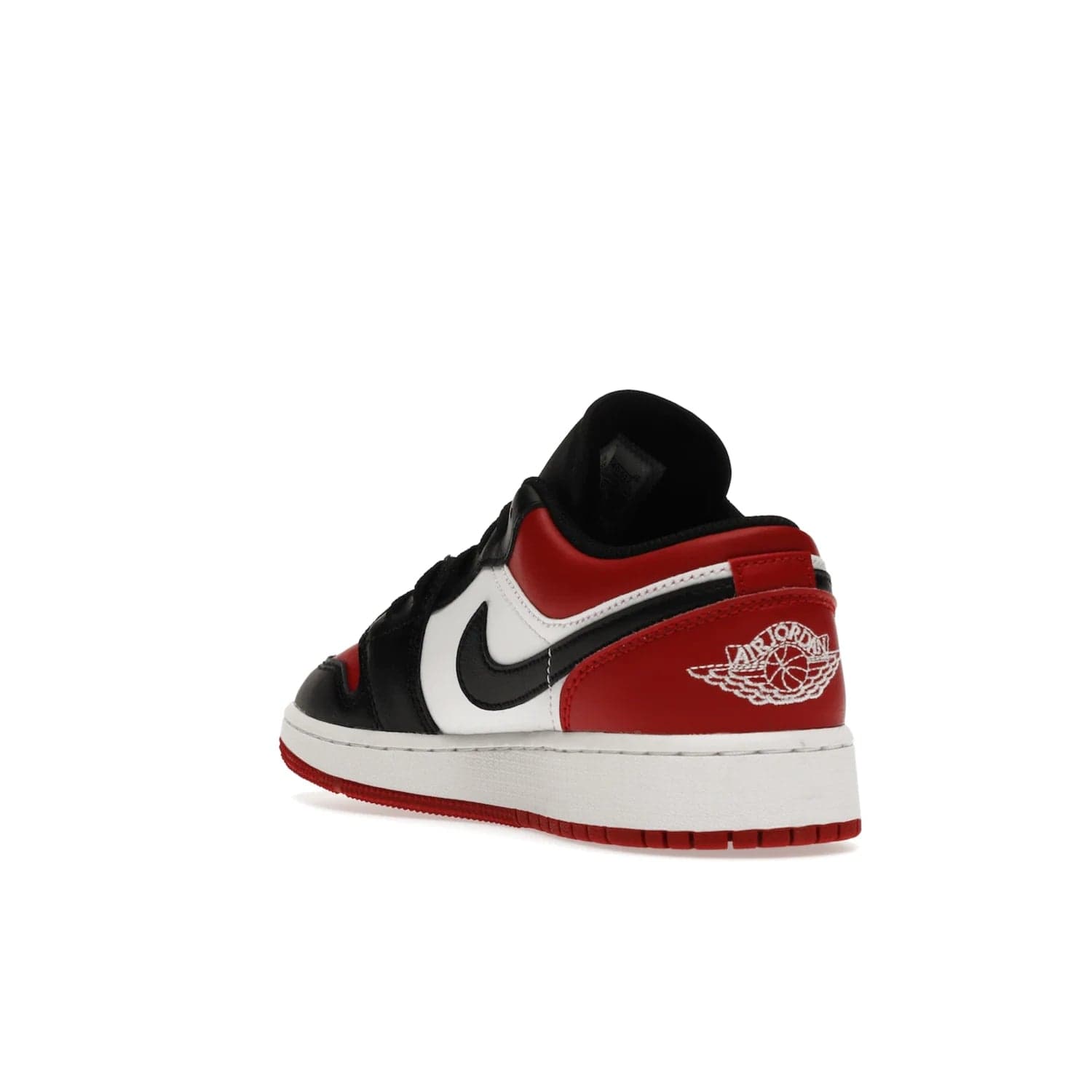 Jordan 1 Low Bred Toe (GS) - Image 25 - Only at www.BallersClubKickz.com - #
Iconic sneaker from Jordan brand with classic colorway, unique detailing & Air Jordan Wings logo. Step into the shoes of the greats with the Jordan 1 Low Bred Toe GS!