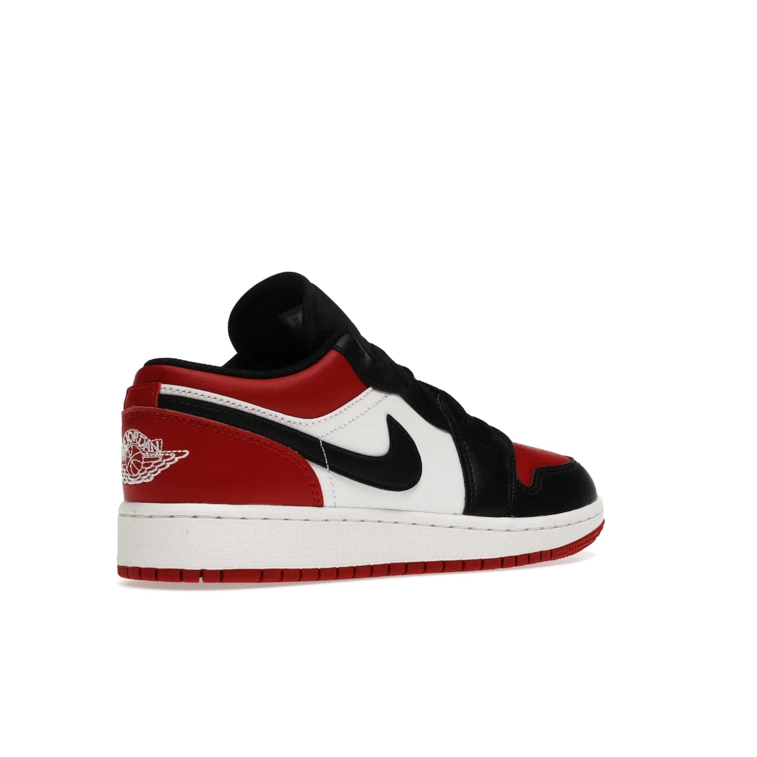 Jordan 1 Low Bred Toe (GS) - Image 33 - Only at www.BallersClubKickz.com - #
Iconic sneaker from Jordan brand with classic colorway, unique detailing & Air Jordan Wings logo. Step into the shoes of the greats with the Jordan 1 Low Bred Toe GS!