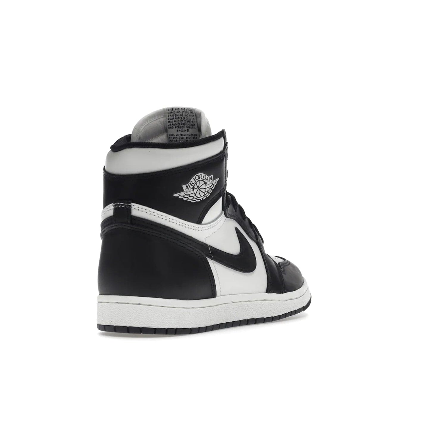 Jordan 1 Retro High 85 Black White (2023) - Image 31 - Only at www.BallersClubKickz.com - Brand new Jordan 1 Retro High 85 Black White (2023) now available. A classic color scheme of black and white leather uppers with signature Nike Air logo on the tongue. Must-have for any Air Jordan fan. Available February 15, 2023.