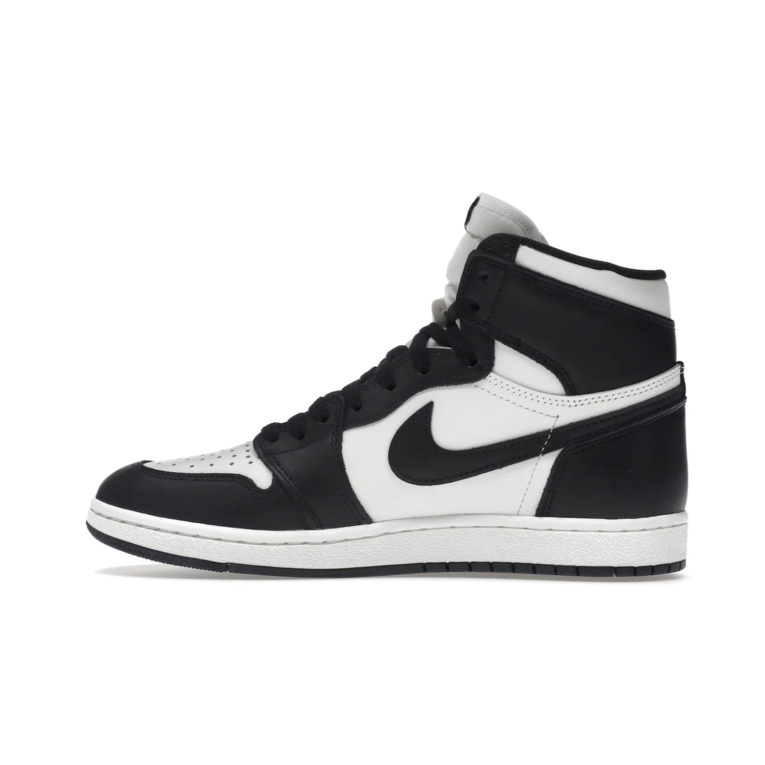 Jordan 1 Retro High 85 Black White (2023) - Image 20 - Only at www.BallersClubKickz.com - Brand new Jordan 1 Retro High 85 Black White (2023) now available. A classic color scheme of black and white leather uppers with signature Nike Air logo on the tongue. Must-have for any Air Jordan fan. Available February 15, 2023.