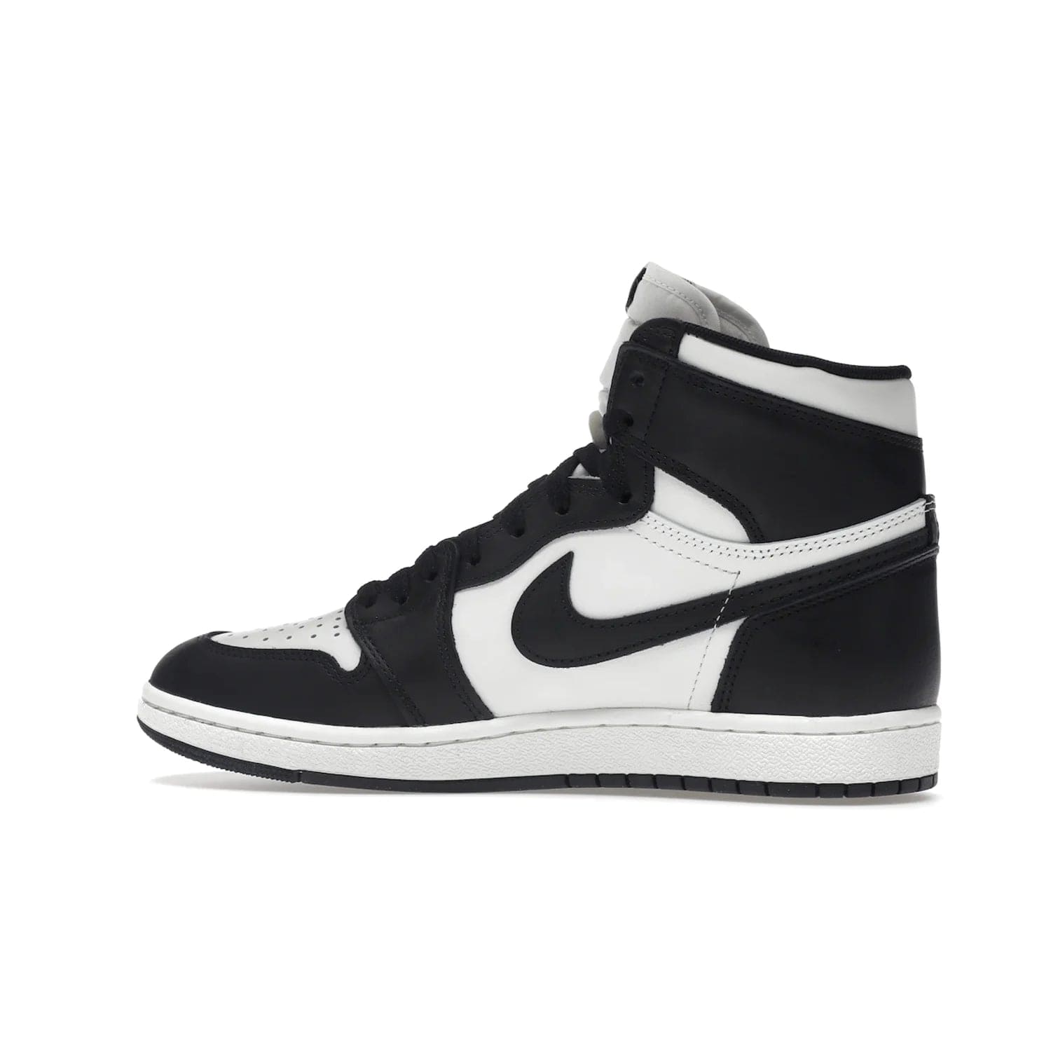 Jordan 1 Retro High 85 Black White (2023) - Image 21 - Only at www.BallersClubKickz.com - Brand new Jordan 1 Retro High 85 Black White (2023) now available. A classic color scheme of black and white leather uppers with signature Nike Air logo on the tongue. Must-have for any Air Jordan fan. Available February 15, 2023.