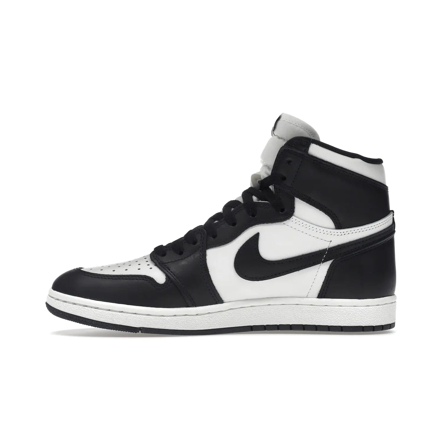 Jordan 1 Retro High 85 Black White (2023) - Image 19 - Only at www.BallersClubKickz.com - Brand new Jordan 1 Retro High 85 Black White (2023) now available. A classic color scheme of black and white leather uppers with signature Nike Air logo on the tongue. Must-have for any Air Jordan fan. Available February 15, 2023.
