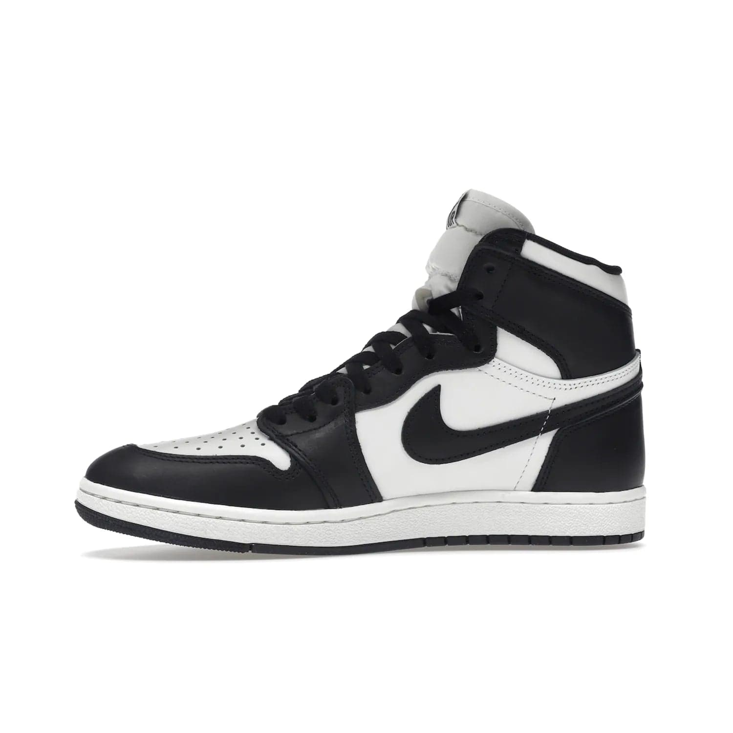 Jordan 1 Retro High 85 Black White (2023) - Image 18 - Only at www.BallersClubKickz.com - Brand new Jordan 1 Retro High 85 Black White (2023) now available. A classic color scheme of black and white leather uppers with signature Nike Air logo on the tongue. Must-have for any Air Jordan fan. Available February 15, 2023.
