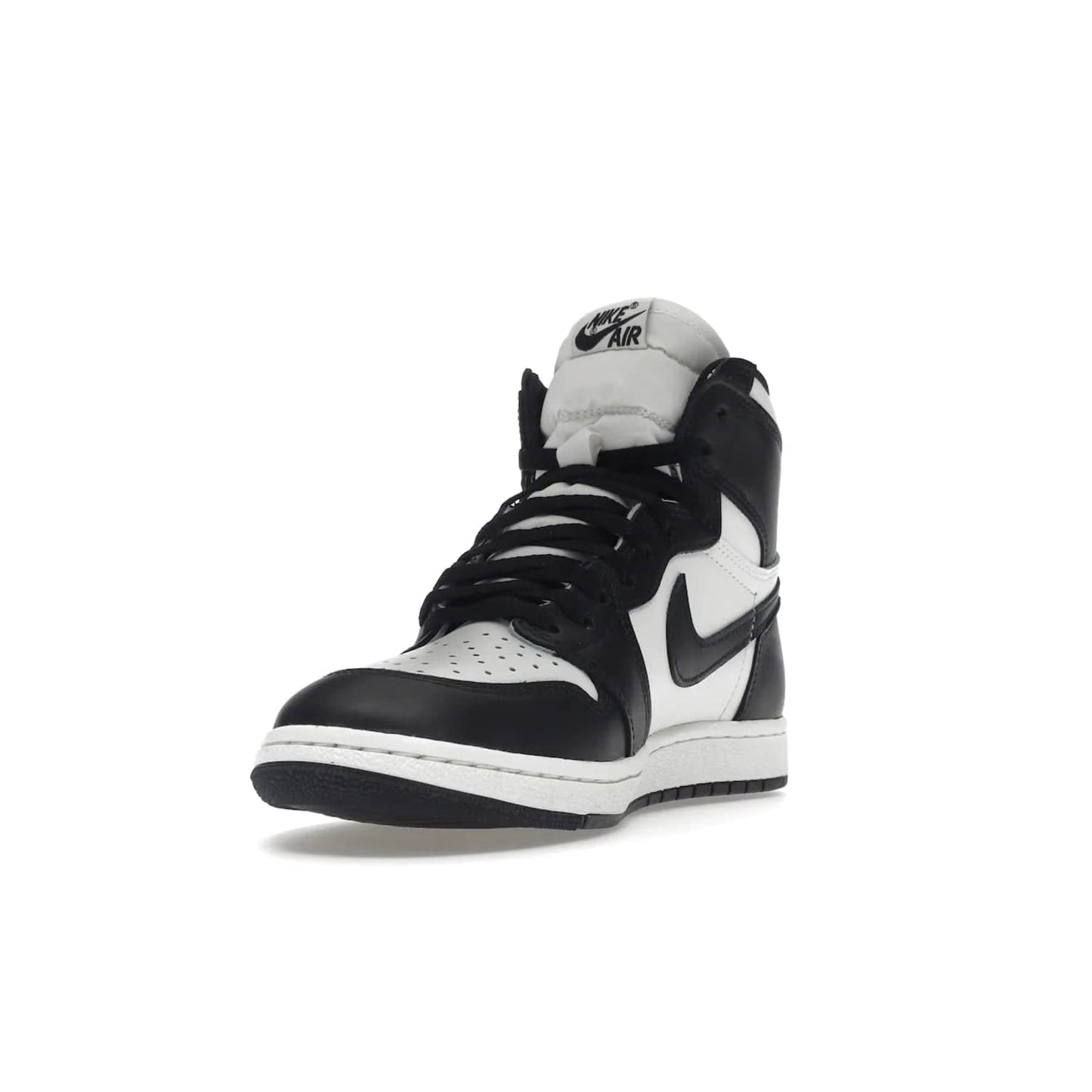 Jordan 1 Retro High 85 Black White (2023) - Image 13 - Only at www.BallersClubKickz.com - Brand new Jordan 1 Retro High 85 Black White (2023) now available. A classic color scheme of black and white leather uppers with signature Nike Air logo on the tongue. Must-have for any Air Jordan fan. Available February 15, 2023.