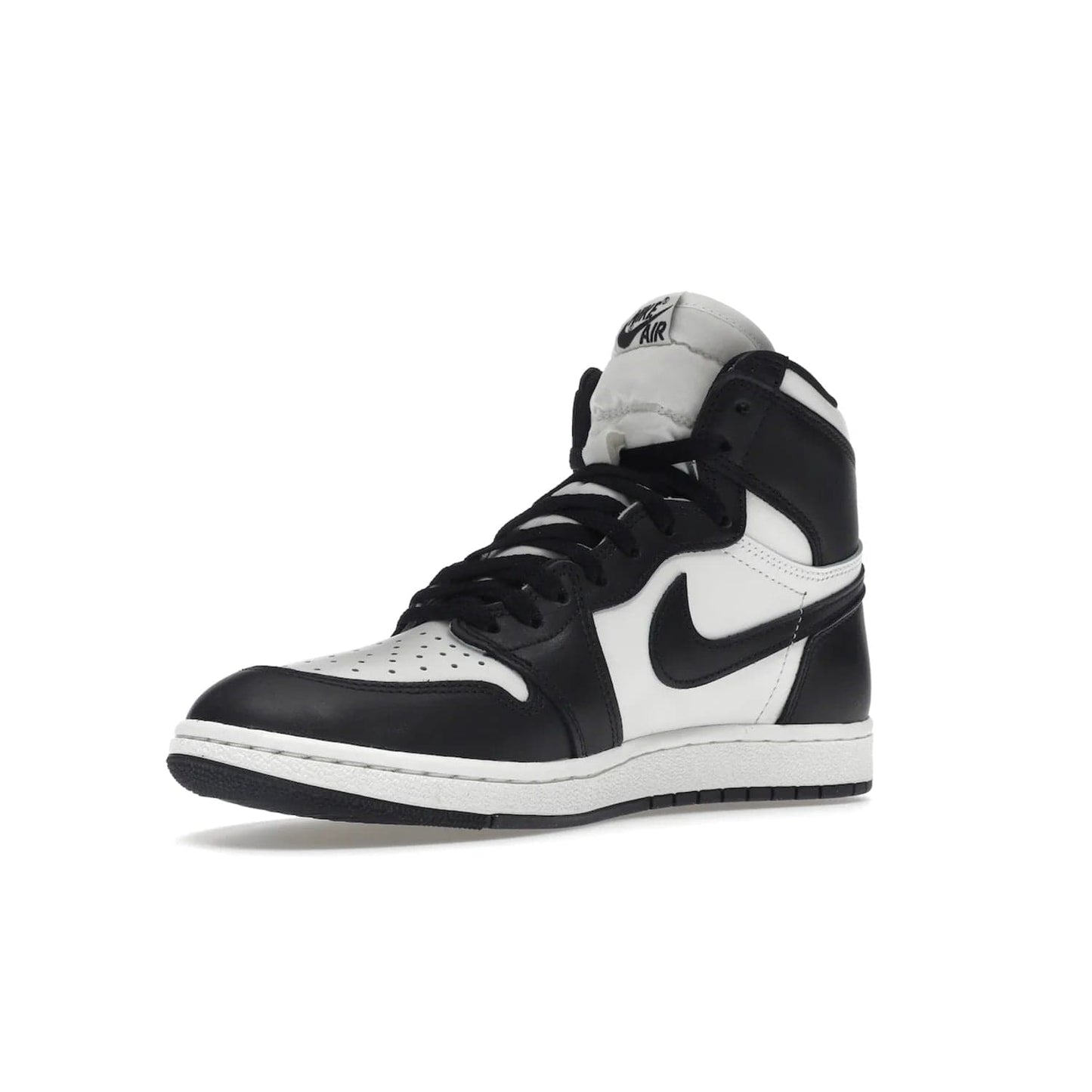 Jordan 1 Retro High 85 Black White (2023) - Image 15 - Only at www.BallersClubKickz.com - Brand new Jordan 1 Retro High 85 Black White (2023) now available. A classic color scheme of black and white leather uppers with signature Nike Air logo on the tongue. Must-have for any Air Jordan fan. Available February 15, 2023.