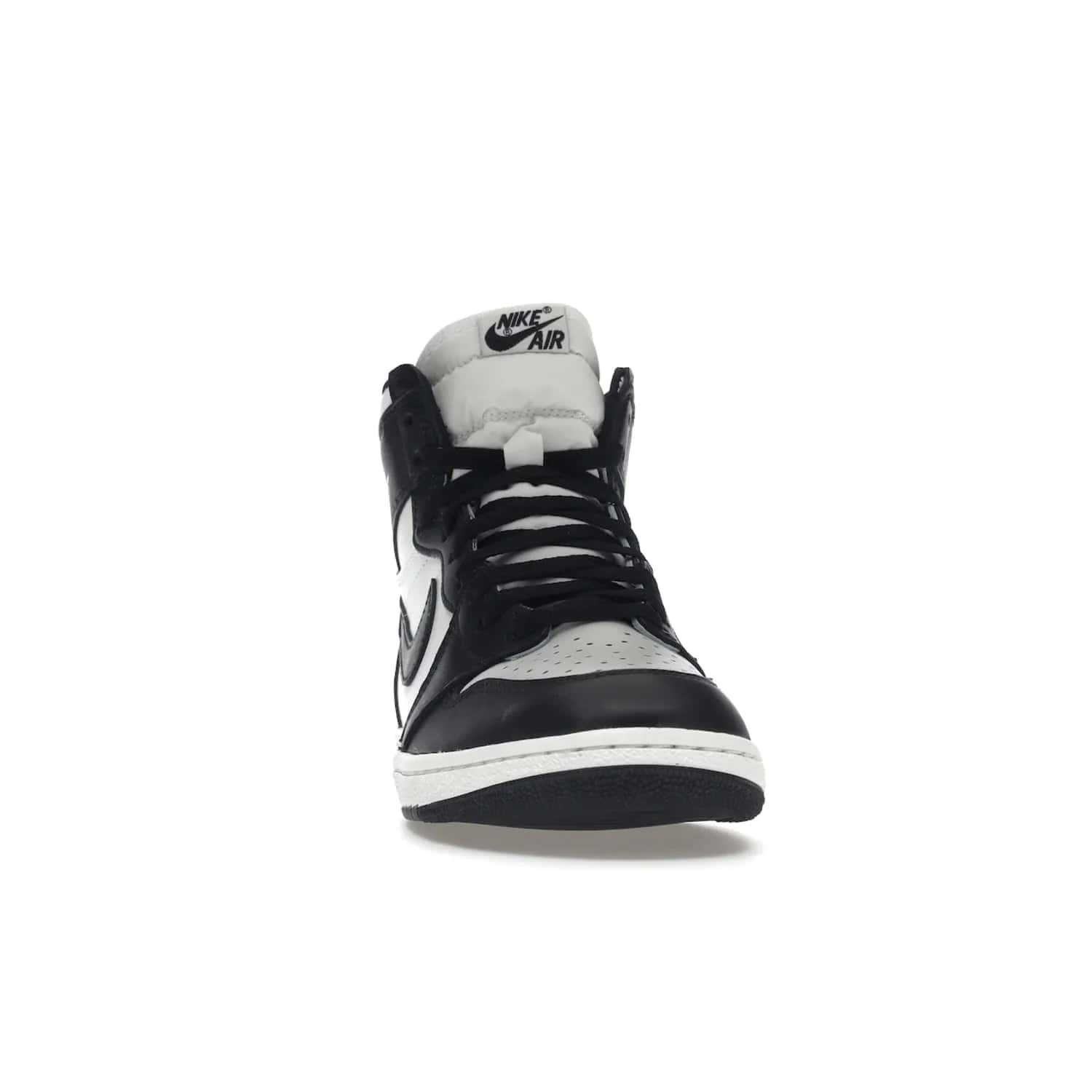 Jordan 1 Retro High 85 Black White (2023) - Image 9 - Only at www.BallersClubKickz.com - Brand new Jordan 1 Retro High 85 Black White (2023) now available. A classic color scheme of black and white leather uppers with signature Nike Air logo on the tongue. Must-have for any Air Jordan fan. Available February 15, 2023.