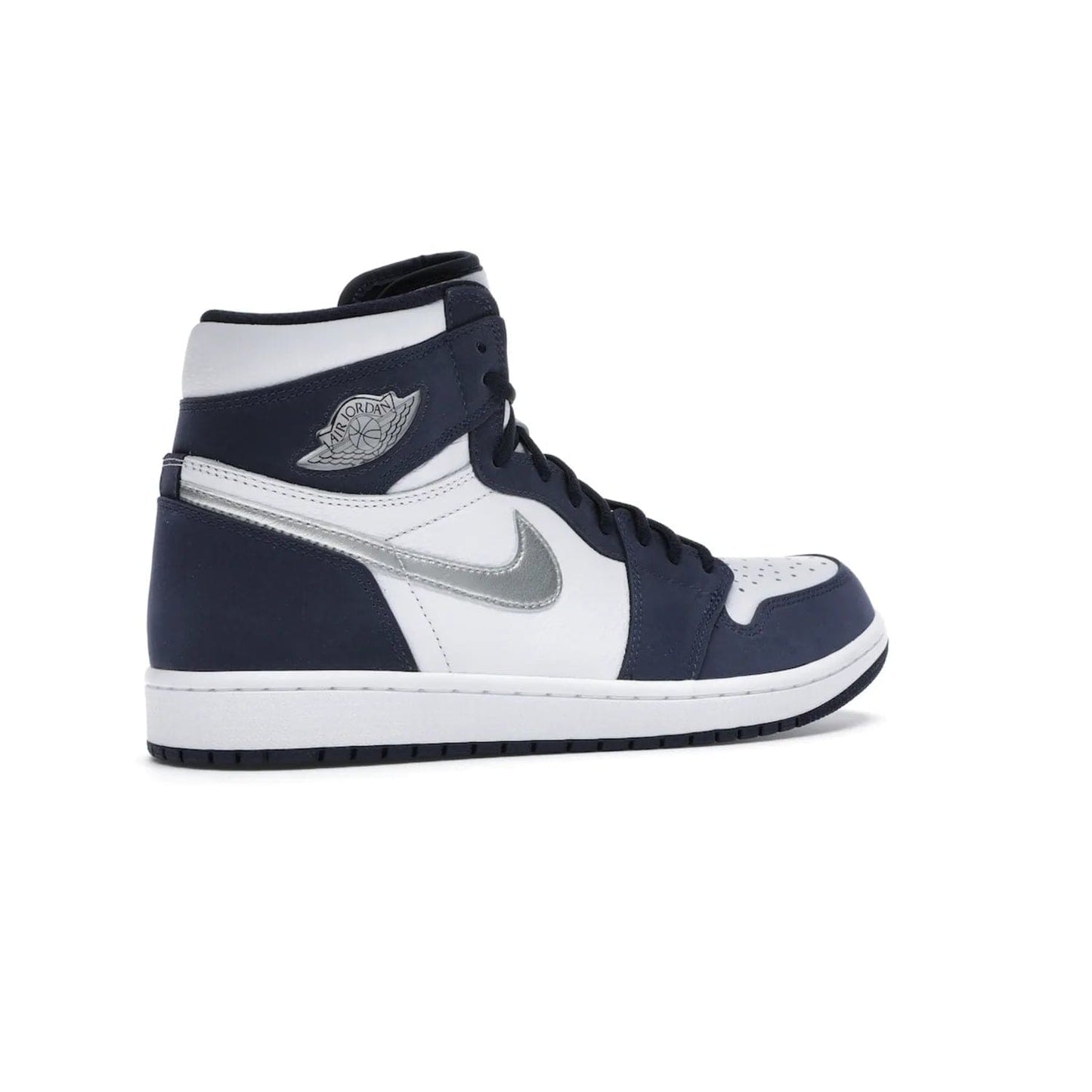 Jordan 1 Retro High COJP Midnight Navy (2020) - Image 34 - Only at www.BallersClubKickz.com - Air Jordan 1 Retro High COJP Midnight Navy - Iconic silhouette updated with a modern touch. Be ahead of the game with this timeless style. Get it now.