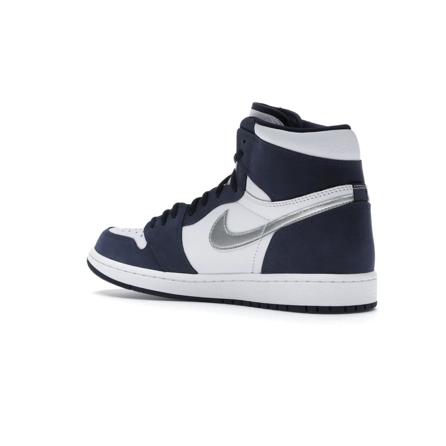 Jordan 1 Retro High COJP Midnight Navy (2020) - Image 23 - Only at www.BallersClubKickz.com - Air Jordan 1 Retro High COJP Midnight Navy - Iconic silhouette updated with a modern touch. Be ahead of the game with this timeless style. Get it now.