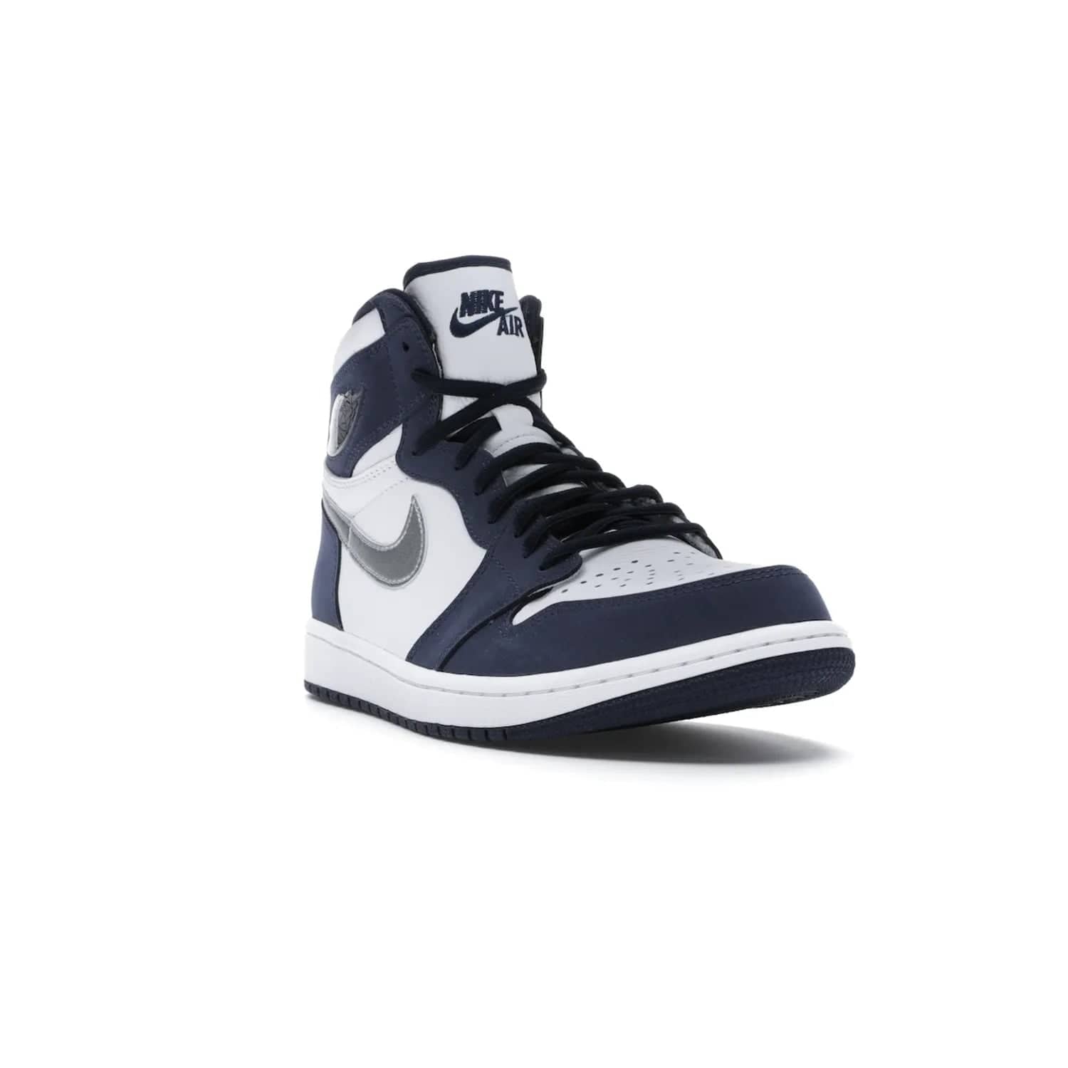 Jordan 1 Retro High COJP Midnight Navy (2020) - Image 7 - Only at www.BallersClubKickz.com - Air Jordan 1 Retro High COJP Midnight Navy - Iconic silhouette updated with a modern touch. Be ahead of the game with this timeless style. Get it now.