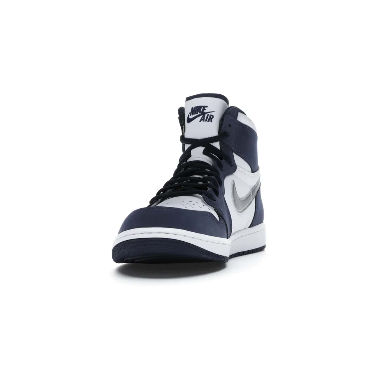 Jordan 1 Retro High COJP Midnight Navy (2020) - Image 12 - Only at www.BallersClubKickz.com - Air Jordan 1 Retro High COJP Midnight Navy - Iconic silhouette updated with a modern touch. Be ahead of the game with this timeless style. Get it now.