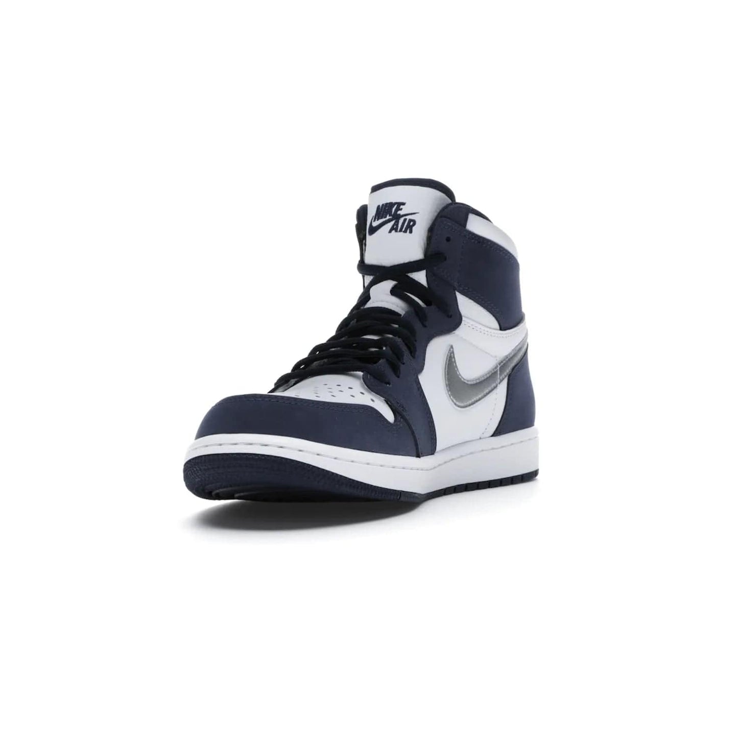 Jordan 1 Retro High COJP Midnight Navy (2020) - Image 13 - Only at www.BallersClubKickz.com - Air Jordan 1 Retro High COJP Midnight Navy - Iconic silhouette updated with a modern touch. Be ahead of the game with this timeless style. Get it now.