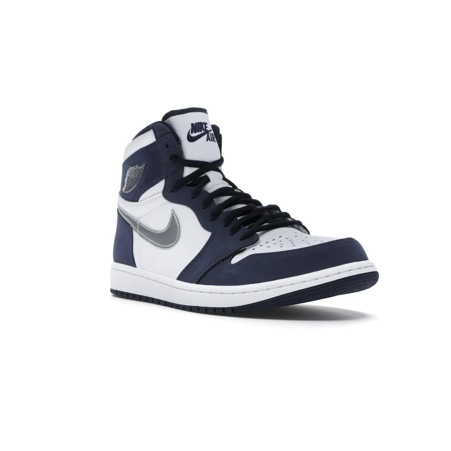 Jordan 1 Retro High COJP Midnight Navy (2020) - Image 6 - Only at www.BallersClubKickz.com - Air Jordan 1 Retro High COJP Midnight Navy - Iconic silhouette updated with a modern touch. Be ahead of the game with this timeless style. Get it now.