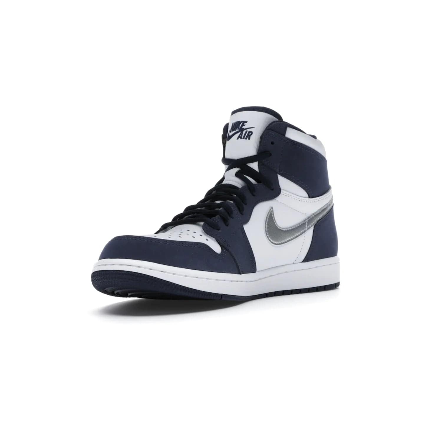 Jordan 1 Retro High COJP Midnight Navy (2020) - Image 14 - Only at www.BallersClubKickz.com - Air Jordan 1 Retro High COJP Midnight Navy - Iconic silhouette updated with a modern touch. Be ahead of the game with this timeless style. Get it now.