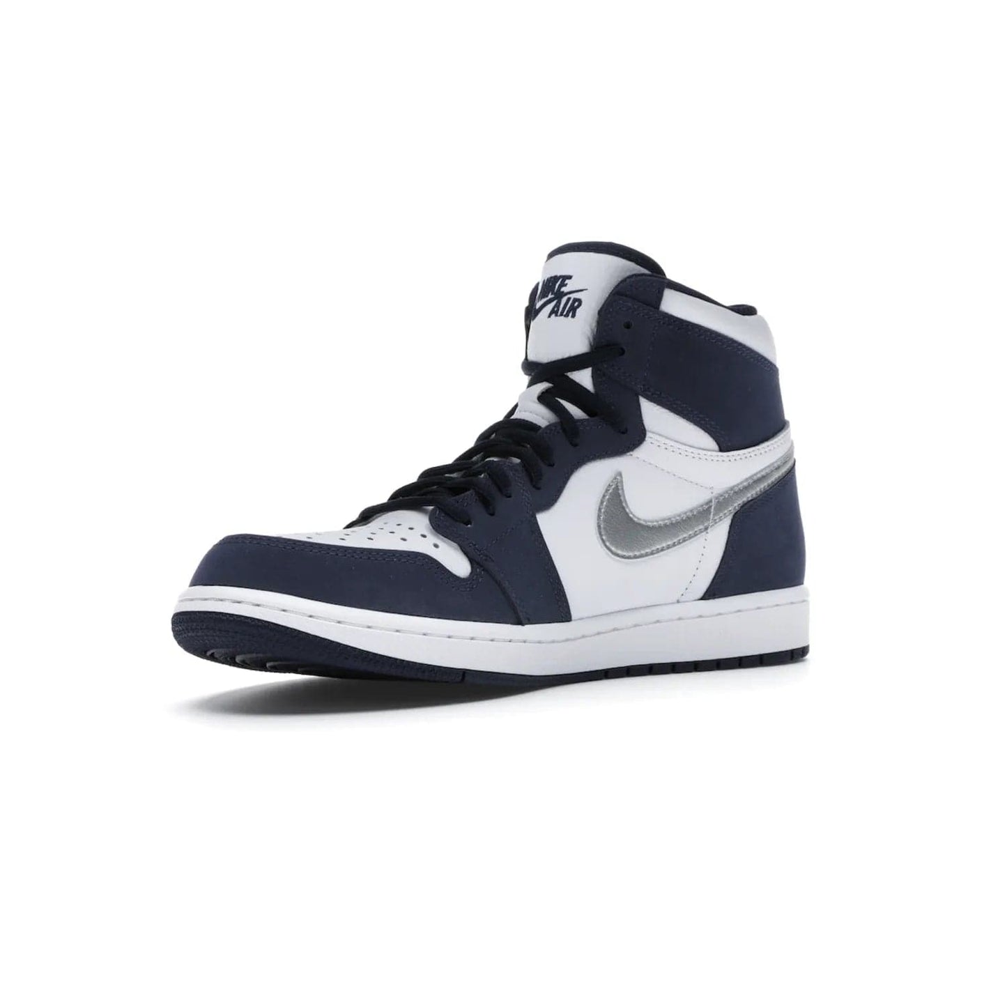 Jordan 1 Retro High COJP Midnight Navy (2020) - Image 15 - Only at www.BallersClubKickz.com - Air Jordan 1 Retro High COJP Midnight Navy - Iconic silhouette updated with a modern touch. Be ahead of the game with this timeless style. Get it now.