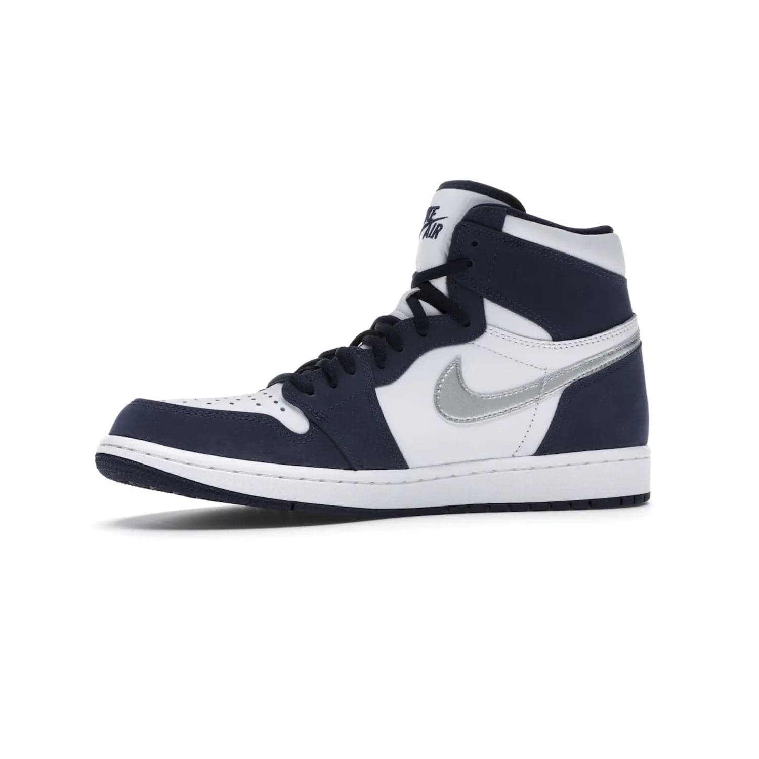 Jordan 1 Retro High COJP Midnight Navy (2020) - Image 17 - Only at www.BallersClubKickz.com - Air Jordan 1 Retro High COJP Midnight Navy - Iconic silhouette updated with a modern touch. Be ahead of the game with this timeless style. Get it now.