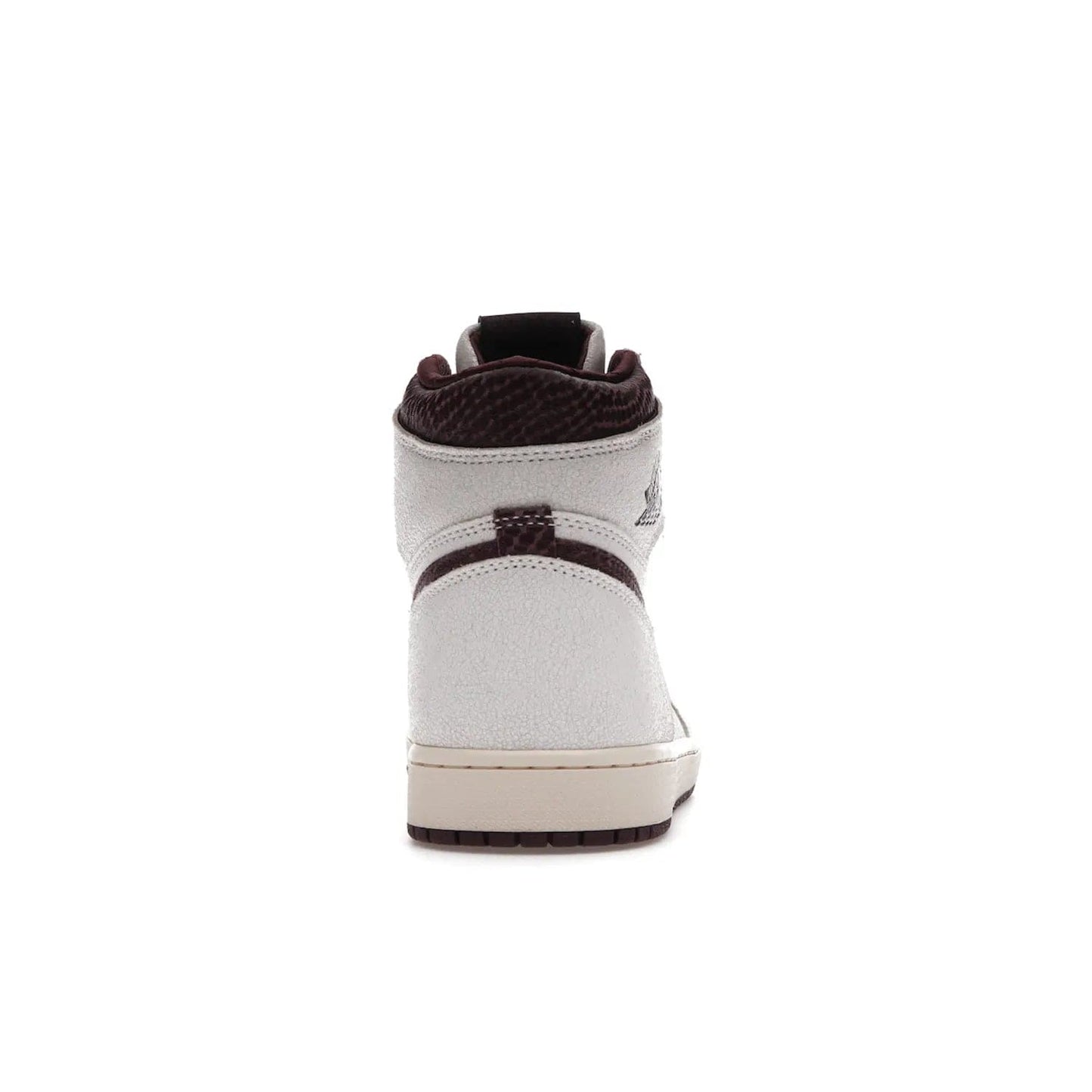 Jordan 1 Retro High OG A Ma Maniére - Image 28 - Only at www.BallersClubKickz.com - Luxury meets style with the Air Jordan 1 A Ma Maniére. Premium leather, reptilian-textured leather collars and Swooshes, quilted lining, and yellowed soles come together to create a vintage yet modern sneaker, perfect for any occasion. Released in November 2021.