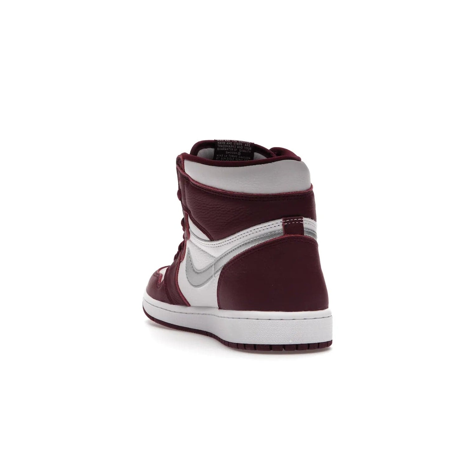 Jordan 1 Retro High OG Bordeaux - Image 26 - Only at www.BallersClubKickz.com - Shop the classic Air Jordan 1 High Bordeaux with a modern high-top cut. The timeless Bordeaux and White-Metallic Silver colorway, releasing Nov 20, 2021, is perfect for practice or a night out.