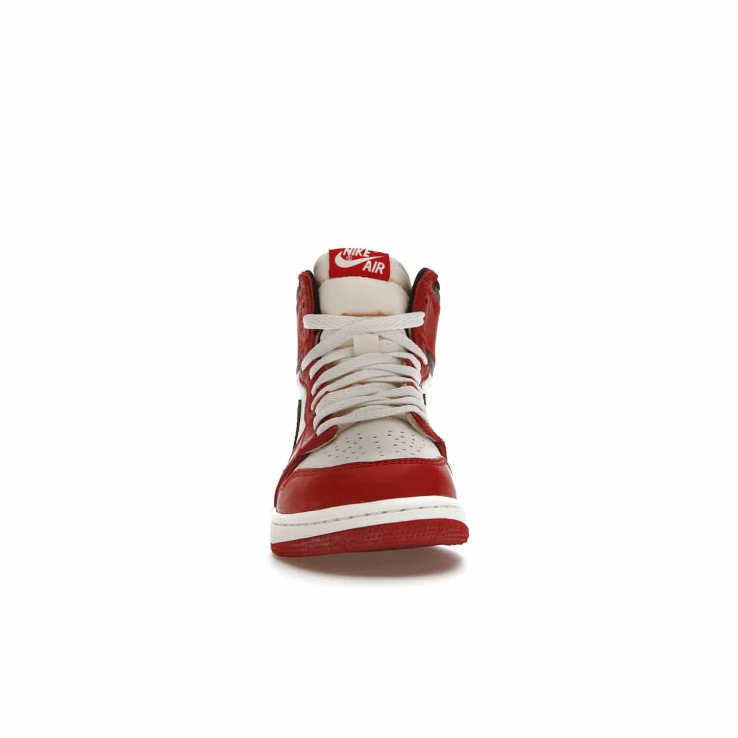 Jordan 1 Retro High OG Chicago Lost and Found (GS) - Image 10 - Only at www.BallersClubKickz.com - Grab the Air Jordan 1 Retro High OG Chicago Reimagined GS, presenting in classic 1985 silhouette. Varsity Red, Black, Muslin and Sail hues, featuring Nike Air branding, Wings on the collars and printed insoles. Don't miss out when it releases 19th Nov 2022.