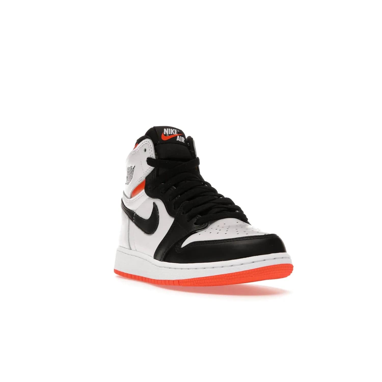 Jordan 1 High OG Electro Orange (GS) - Image 7 - Only at www.BallersClubKickz.com - The Air Jordan 1 High OG Electro Orange GS is the ideal shoe for kids on the go. Featuring white leather uppers, black overlays, and bright orange accents, it's sure to become a favorite. A great mix of classic style and vibrant colors, the shoe delivers air cushioning for comfort and hard orange rubber for grip. Release on July 17th, 2021. Get them a pair today.