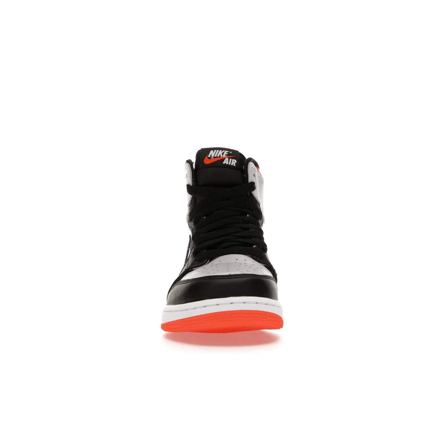 Jordan 1 High OG Electro Orange (GS) - Image 10 - Only at www.BallersClubKickz.com - The Air Jordan 1 High OG Electro Orange GS is the ideal shoe for kids on the go. Featuring white leather uppers, black overlays, and bright orange accents, it's sure to become a favorite. A great mix of classic style and vibrant colors, the shoe delivers air cushioning for comfort and hard orange rubber for grip. Release on July 17th, 2021. Get them a pair today.