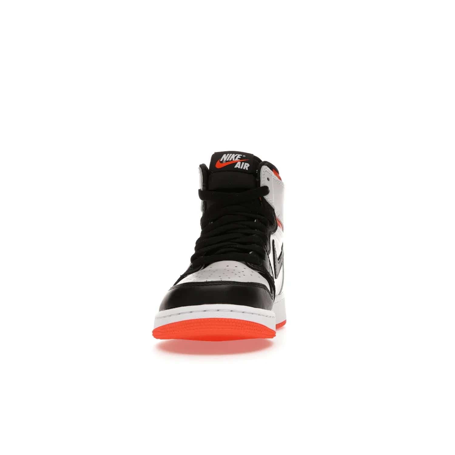 Jordan 1 High OG Electro Orange (GS) - Image 11 - Only at www.BallersClubKickz.com - The Air Jordan 1 High OG Electro Orange GS is the ideal shoe for kids on the go. Featuring white leather uppers, black overlays, and bright orange accents, it's sure to become a favorite. A great mix of classic style and vibrant colors, the shoe delivers air cushioning for comfort and hard orange rubber for grip. Release on July 17th, 2021. Get them a pair today.