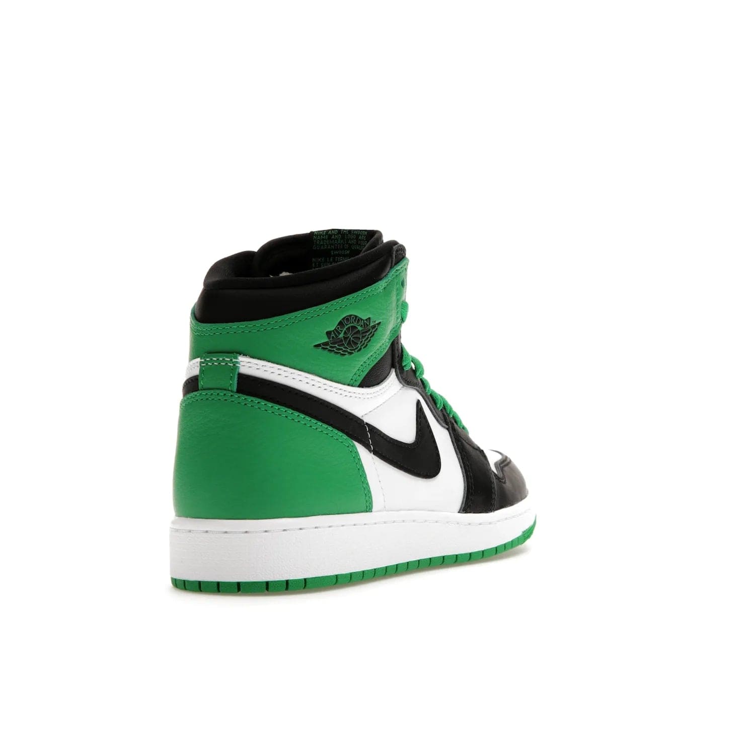 Jordan 1 Retro High OG Lucky Green (GS) - Image 31 - Only at www.BallersClubKickz.com - Freshly dropped Jordan 1 Retro High OG in black/lucky green, the perfect casual sneaker. White outsole for a truly unique look. Get them now in stores.