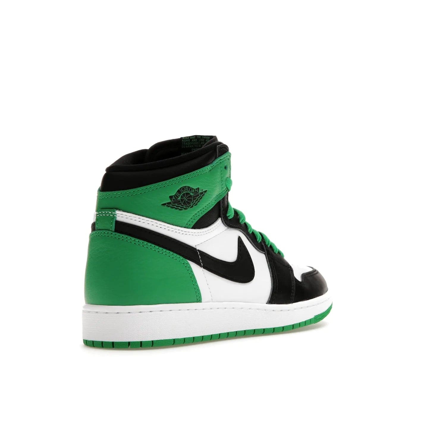 Jordan 1 Retro High OG Lucky Green (GS) - Image 32 - Only at www.BallersClubKickz.com - Freshly dropped Jordan 1 Retro High OG in black/lucky green, the perfect casual sneaker. White outsole for a truly unique look. Get them now in stores.
