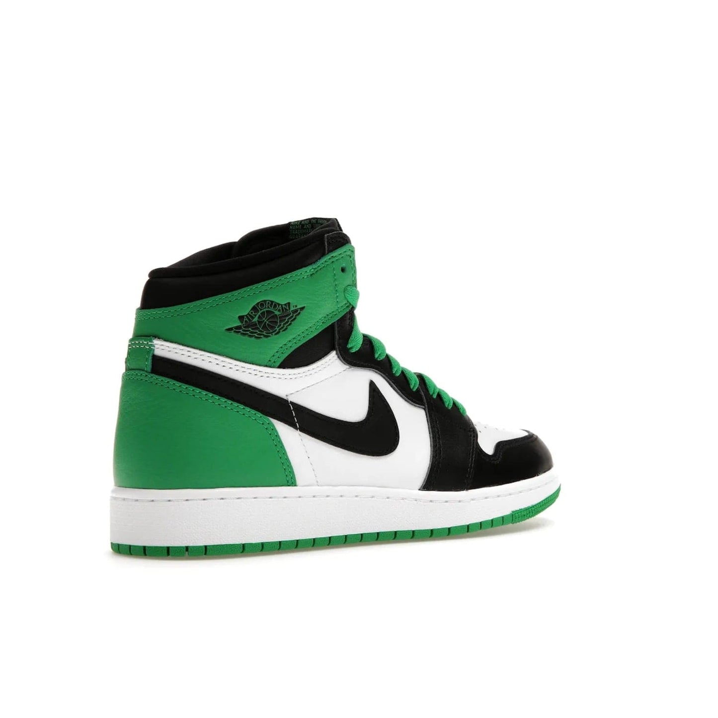 Jordan 1 Retro High OG Lucky Green (GS) - Image 33 - Only at www.BallersClubKickz.com - Freshly dropped Jordan 1 Retro High OG in black/lucky green, the perfect casual sneaker. White outsole for a truly unique look. Get them now in stores.