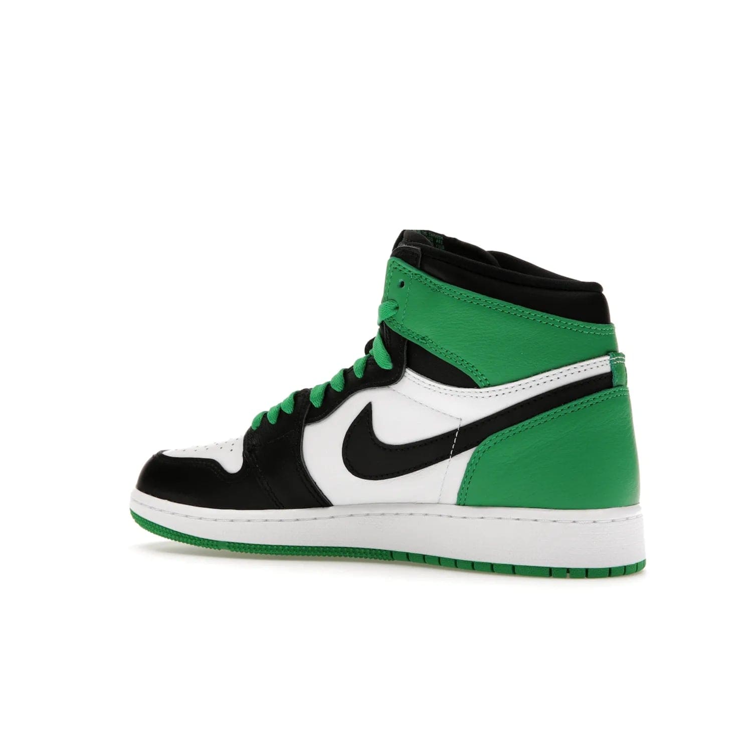 Jordan 1 Retro High OG Lucky Green (GS) - Image 22 - Only at www.BallersClubKickz.com - Freshly dropped Jordan 1 Retro High OG in black/lucky green, the perfect casual sneaker. White outsole for a truly unique look. Get them now in stores.