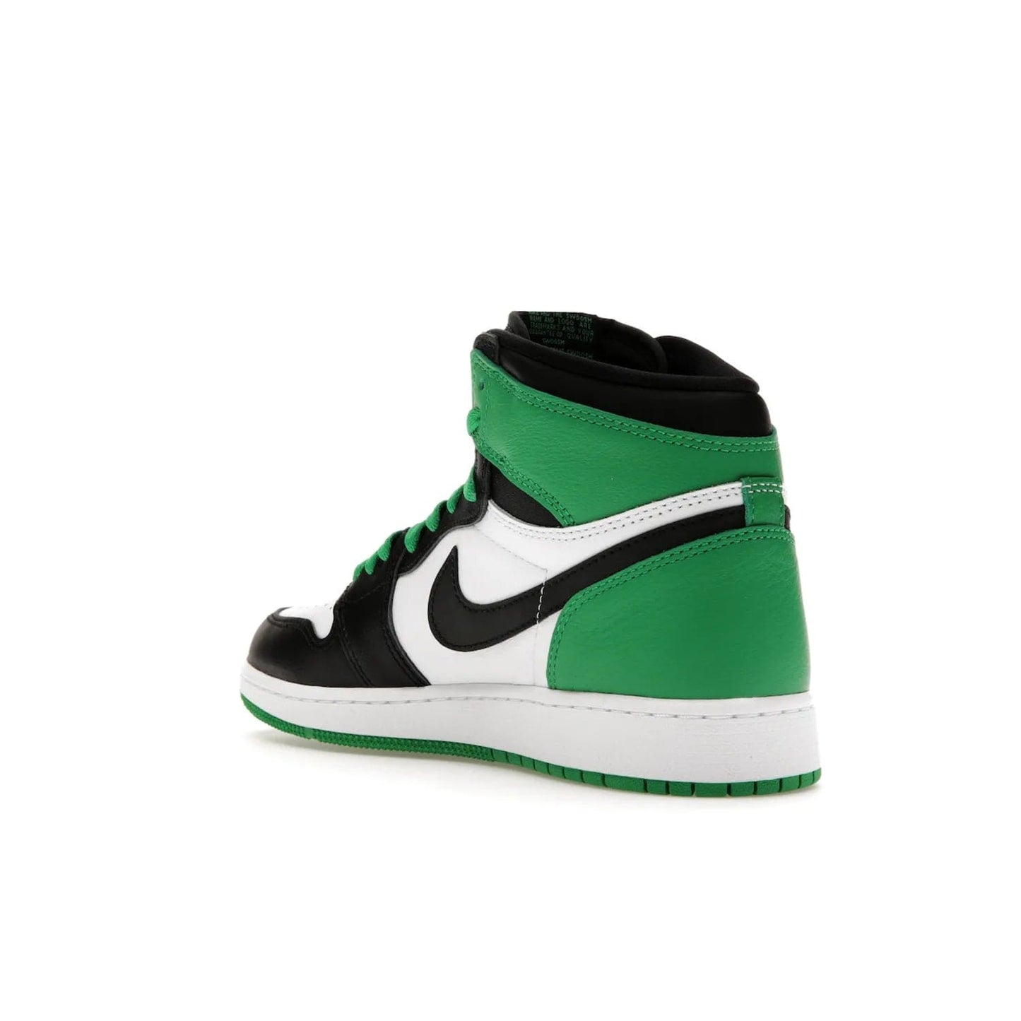 Jordan 1 Retro High OG Lucky Green (GS) - Image 24 - Only at www.BallersClubKickz.com - Freshly dropped Jordan 1 Retro High OG in black/lucky green, the perfect casual sneaker. White outsole for a truly unique look. Get them now in stores.