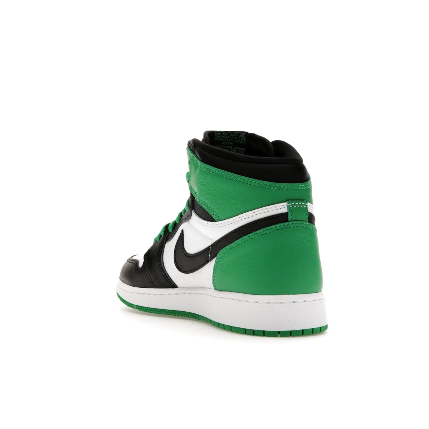 Jordan 1 Retro High OG Lucky Green (GS) - Image 25 - Only at www.BallersClubKickz.com - Freshly dropped Jordan 1 Retro High OG in black/lucky green, the perfect casual sneaker. White outsole for a truly unique look. Get them now in stores.
