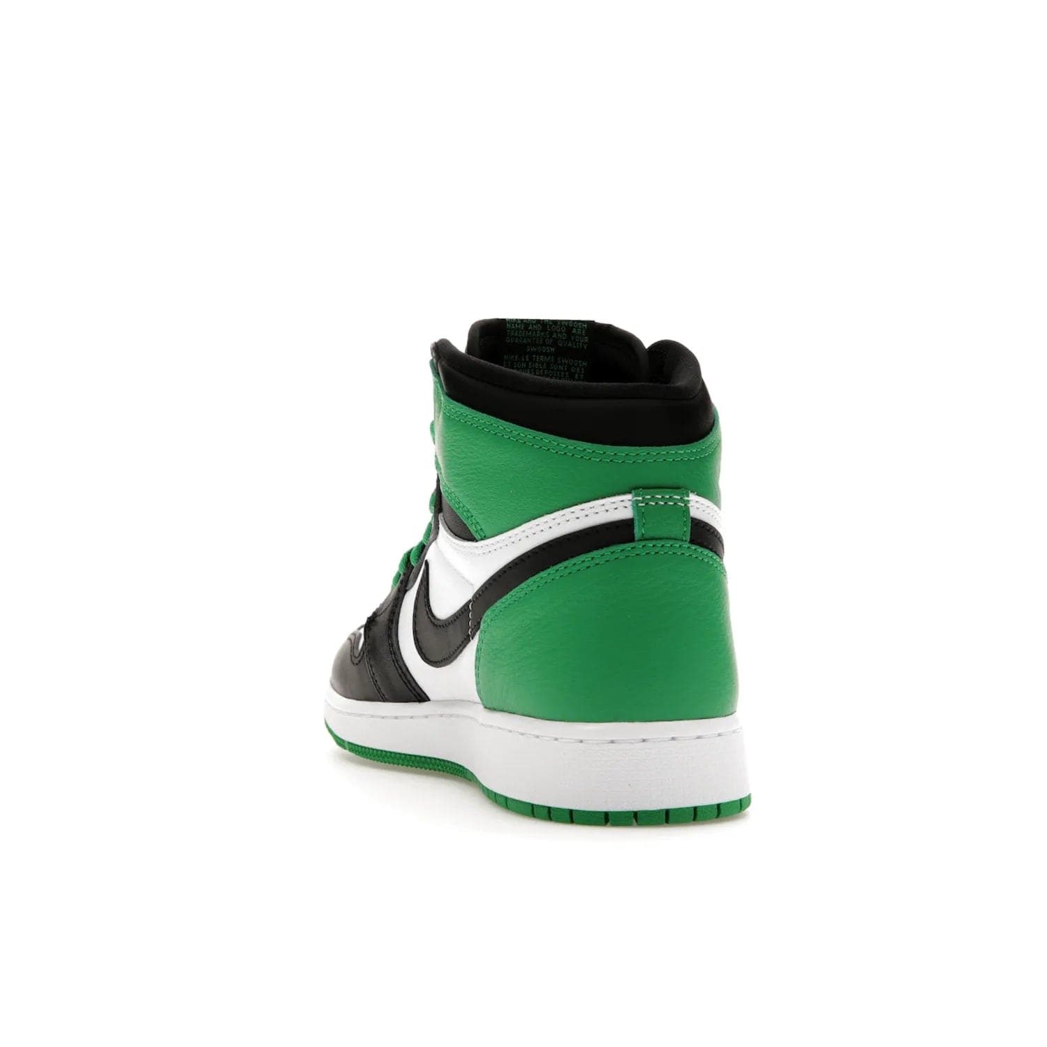 Jordan 1 Retro High OG Lucky Green (GS) - Image 26 - Only at www.BallersClubKickz.com - Freshly dropped Jordan 1 Retro High OG in black/lucky green, the perfect casual sneaker. White outsole for a truly unique look. Get them now in stores.