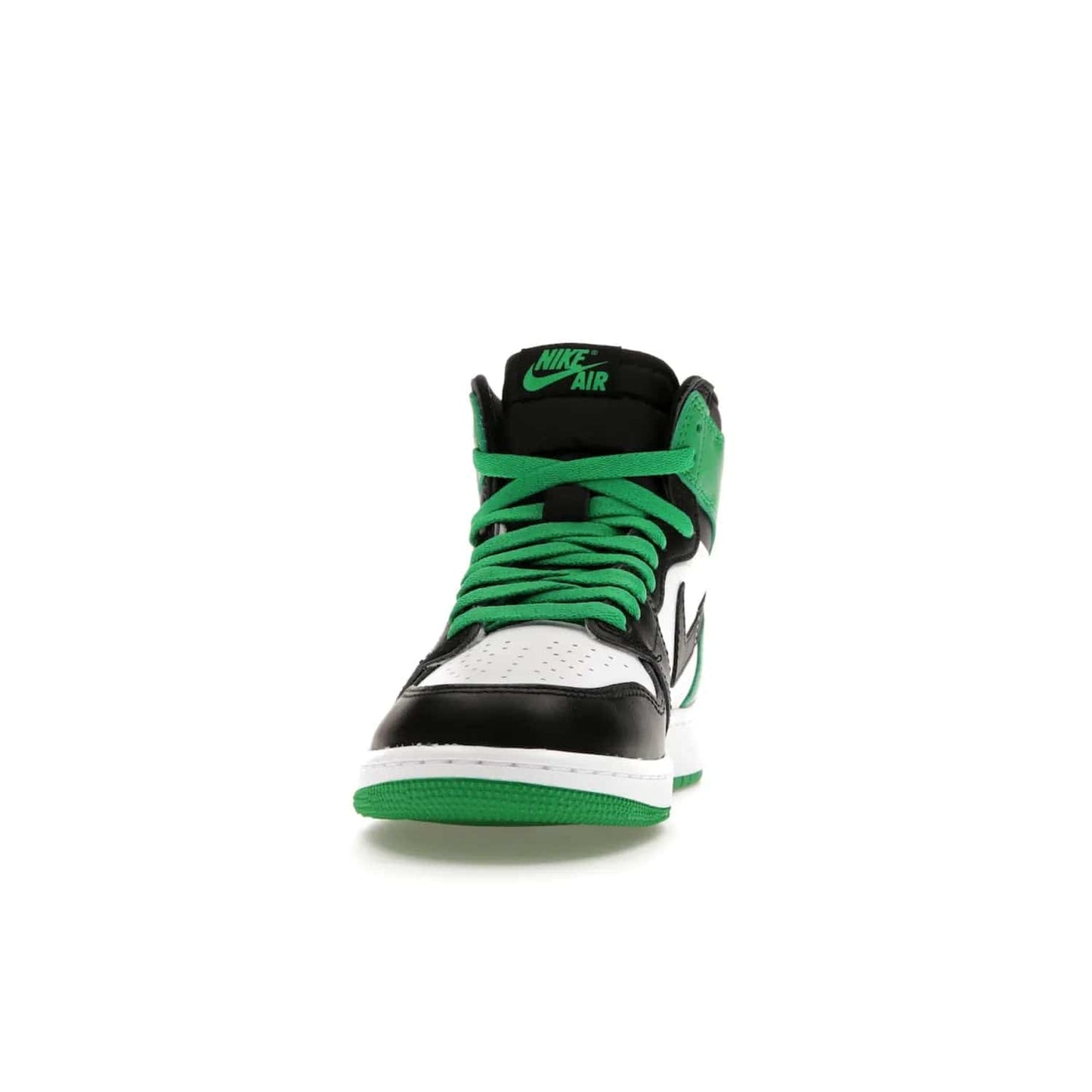 Jordan 1 Retro High OG Lucky Green (GS) - Image 11 - Only at www.BallersClubKickz.com - Freshly dropped Jordan 1 Retro High OG in black/lucky green, the perfect casual sneaker. White outsole for a truly unique look. Get them now in stores.