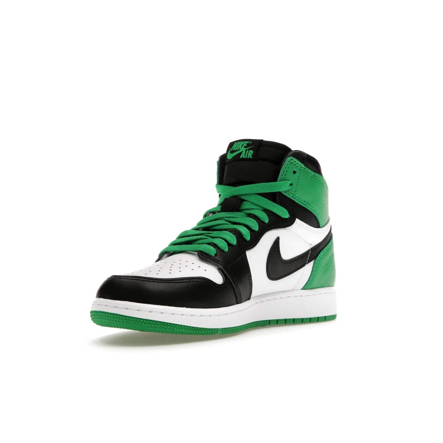 Jordan 1 Retro High OG Lucky Green (GS) - Image 14 - Only at www.BallersClubKickz.com - Freshly dropped Jordan 1 Retro High OG in black/lucky green, the perfect casual sneaker. White outsole for a truly unique look. Get them now in stores.