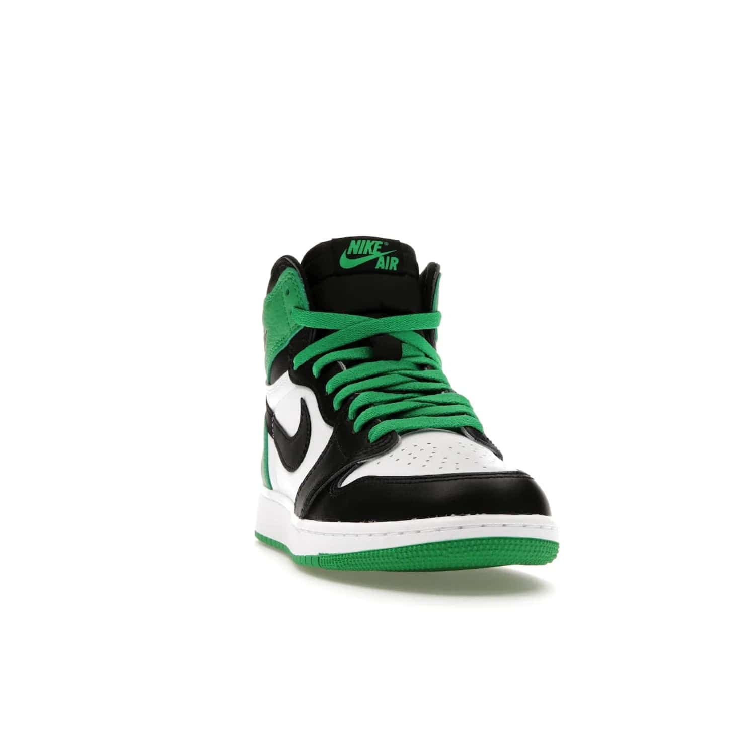 Jordan 1 Retro High OG Lucky Green (GS) - Image 8 - Only at www.BallersClubKickz.com - Freshly dropped Jordan 1 Retro High OG in black/lucky green, the perfect casual sneaker. White outsole for a truly unique look. Get them now in stores.