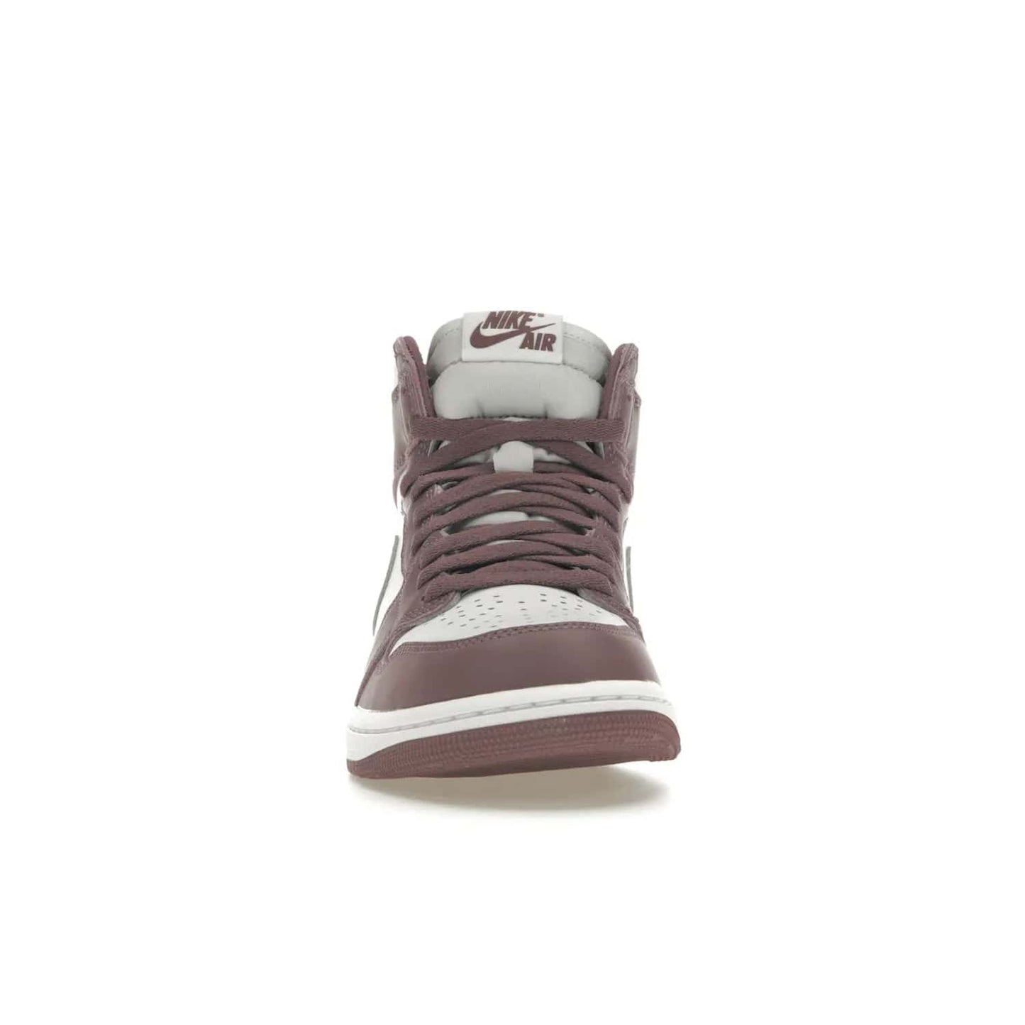 Jordan 1 Retro High OG Mauve - Image 10 - Only at www.BallersClubKickz.com - Eye-catching Jordan 1 Retro High OG Mauve releases October 14th, 2023. White base overlayed with Sky J Mauve hue, white trim. Turn heads with this bold, unique style.