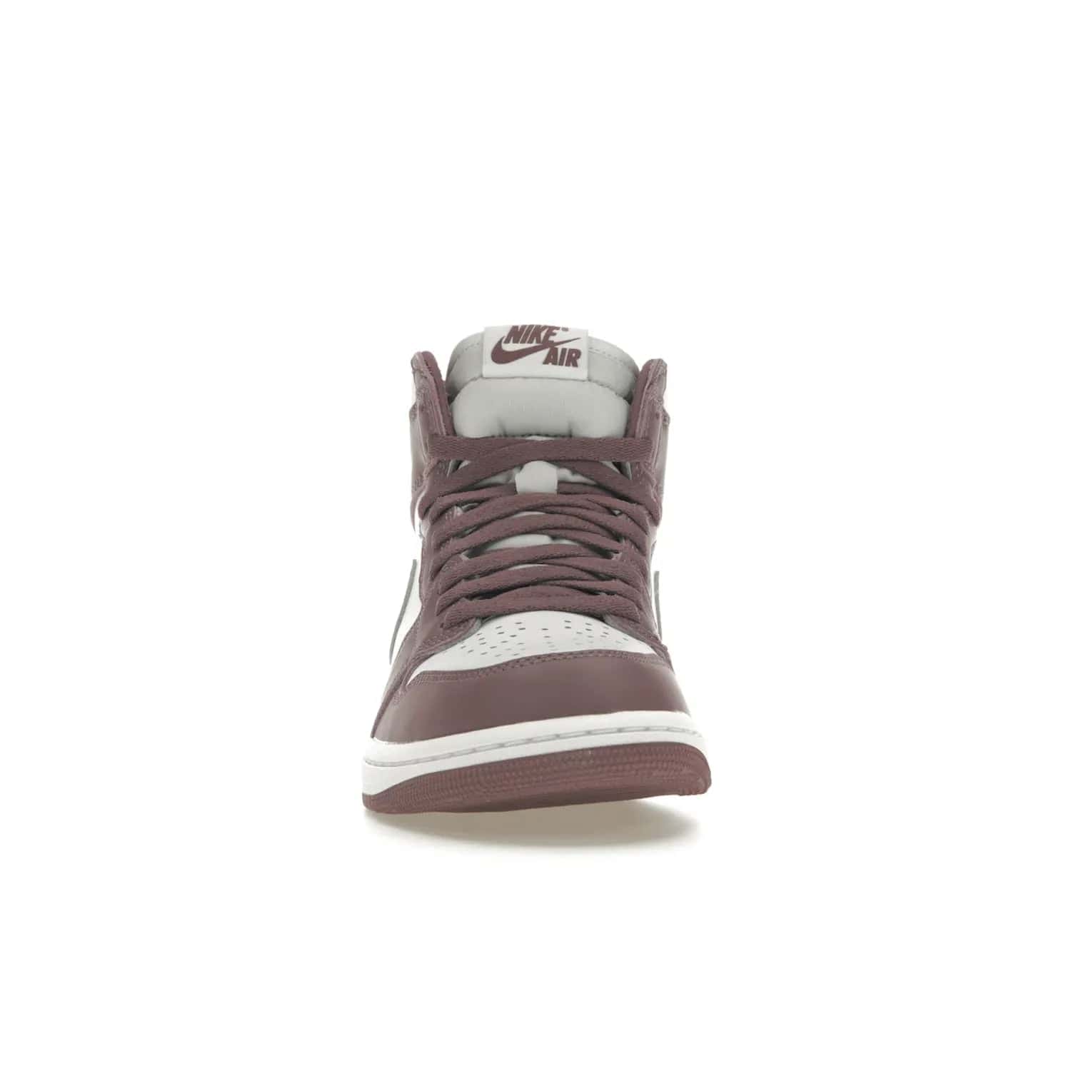 Jordan 1 Retro High OG Mauve - Image 10 - Only at www.BallersClubKickz.com - Eye-catching Jordan 1 Retro High OG Mauve releases October 14th, 2023. White base overlayed with Sky J Mauve hue, white trim. Turn heads with this bold, unique style.