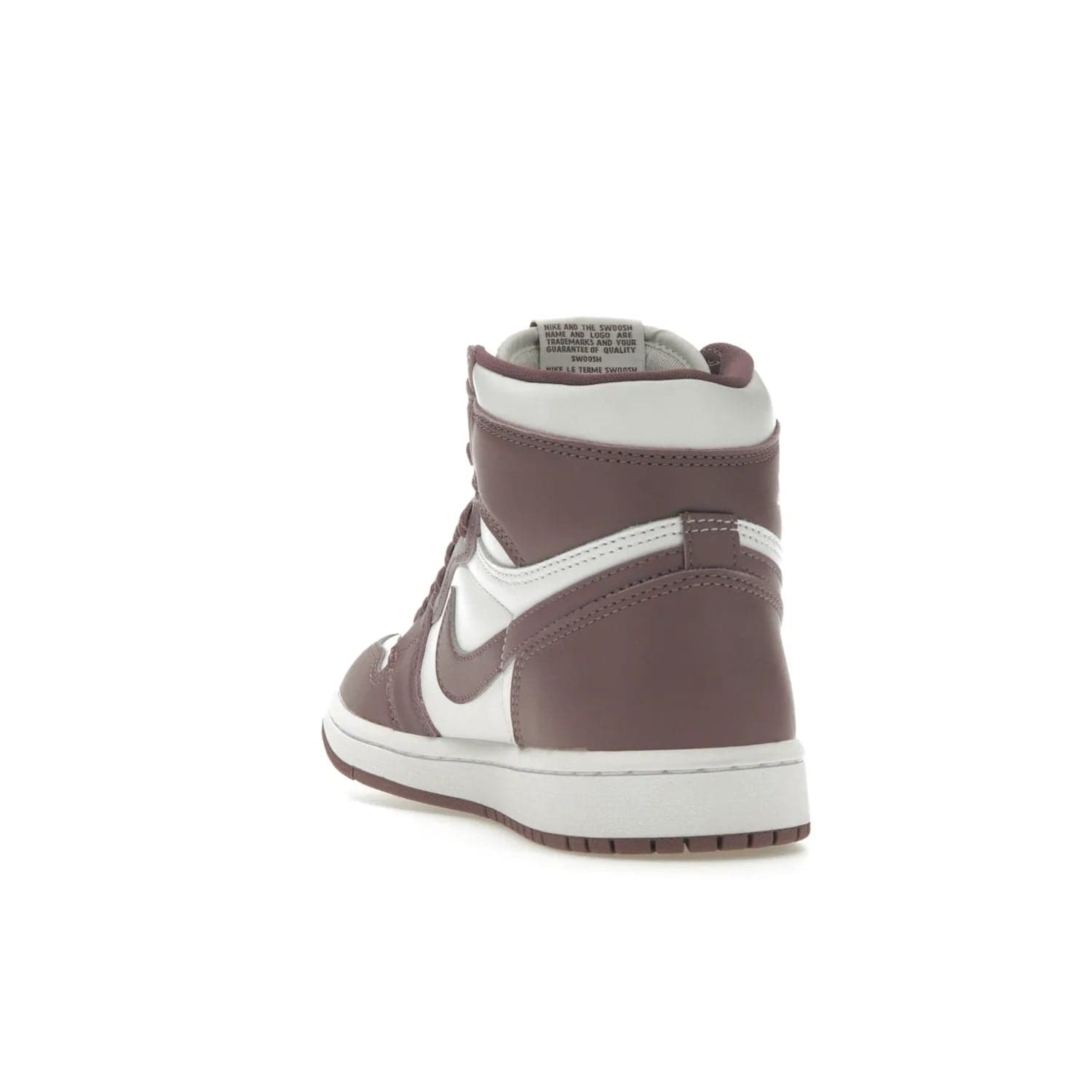 Jordan 1 Retro High OG Mauve - Image 26 - Only at www.BallersClubKickz.com - Eye-catching Jordan 1 Retro High OG Mauve releases October 14th, 2023. White base overlayed with Sky J Mauve hue, white trim. Turn heads with this bold, unique style.