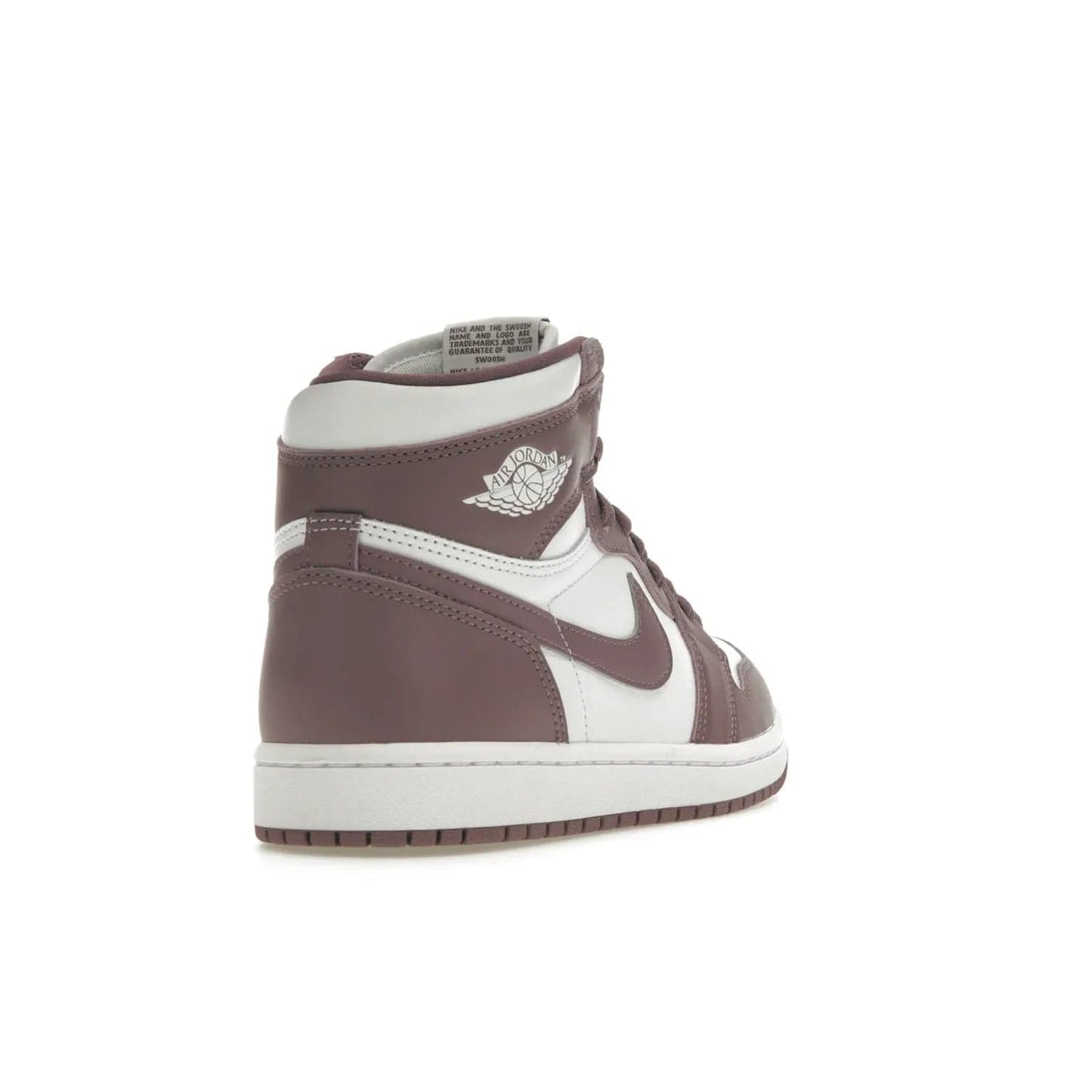 Jordan 1 Retro High OG Mauve - Image 31 - Only at www.BallersClubKickz.com - Eye-catching Jordan 1 Retro High OG Mauve releases October 14th, 2023. White base overlayed with Sky J Mauve hue, white trim. Turn heads with this bold, unique style.