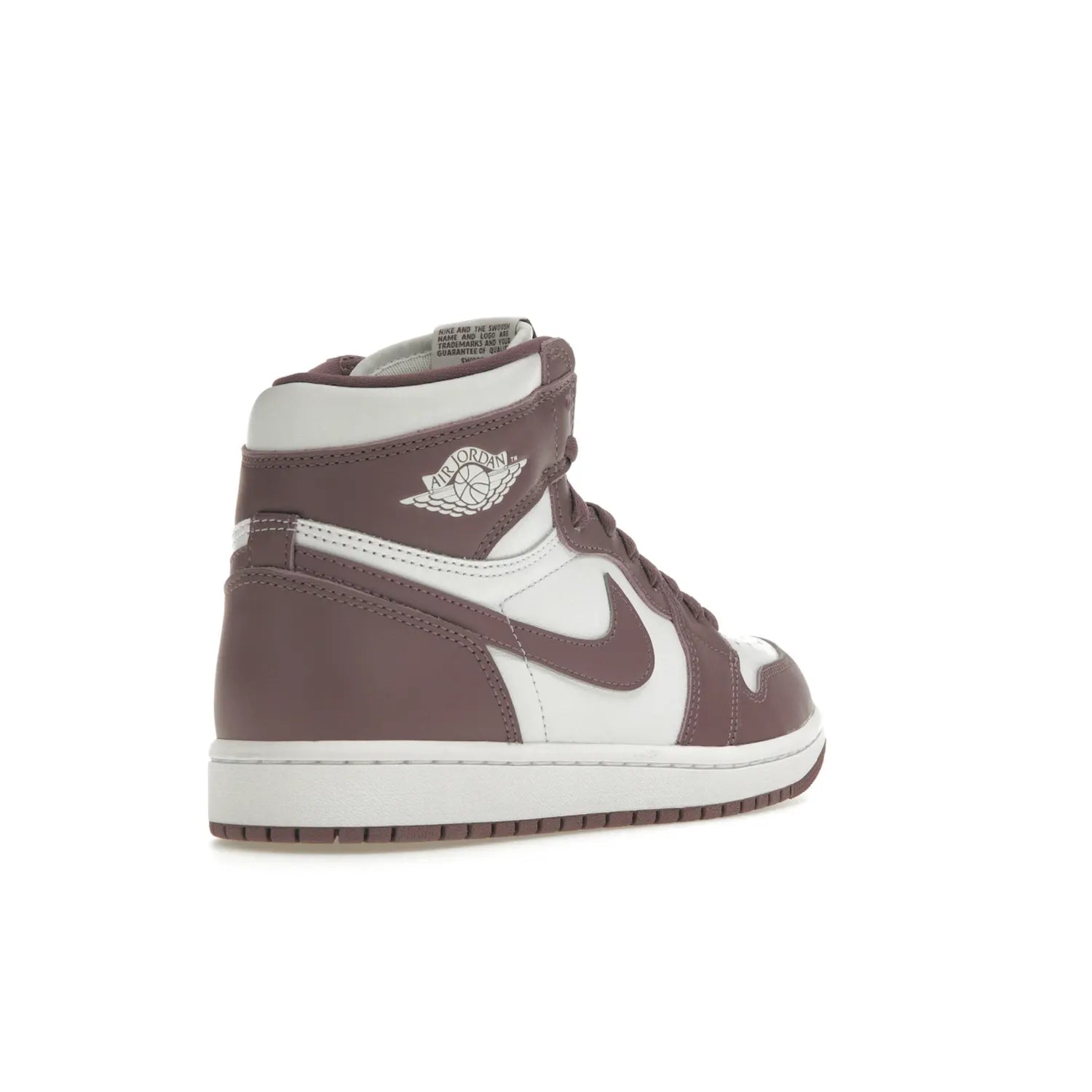 Jordan 1 Retro High OG Mauve - Image 32 - Only at www.BallersClubKickz.com - Eye-catching Jordan 1 Retro High OG Mauve releases October 14th, 2023. White base overlayed with Sky J Mauve hue, white trim. Turn heads with this bold, unique style.